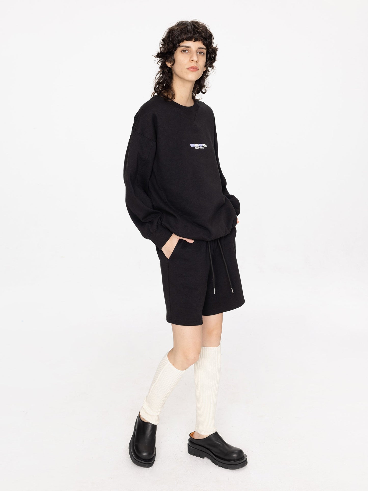 Oversized Boyfriend Sweater and Matching Shorts