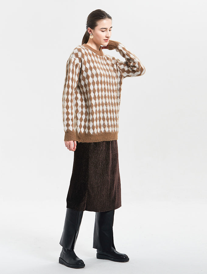 Jacquard Knit Pullover