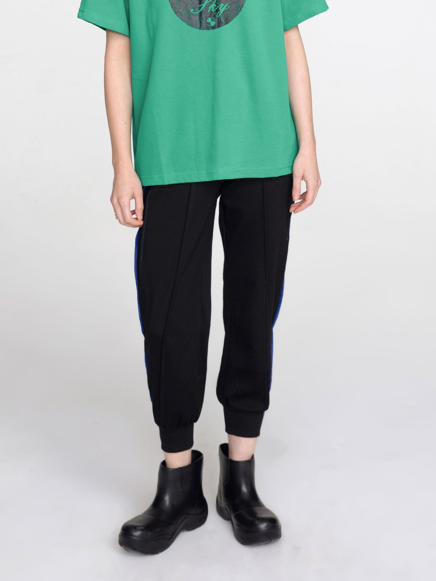 CUBIC Women's High Waisted Cuffed Pleated Pants