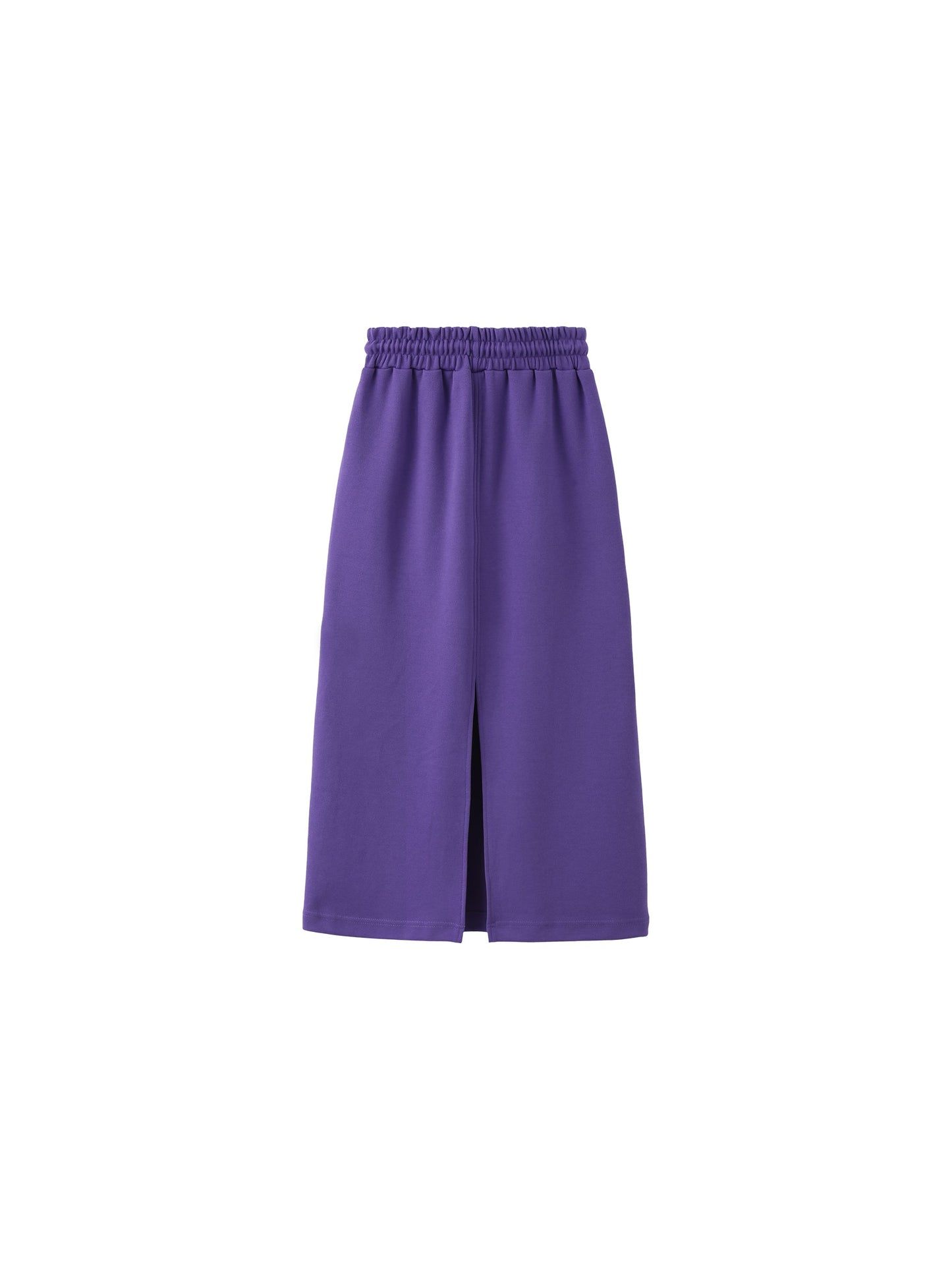 Purple A-line Midi Skirt