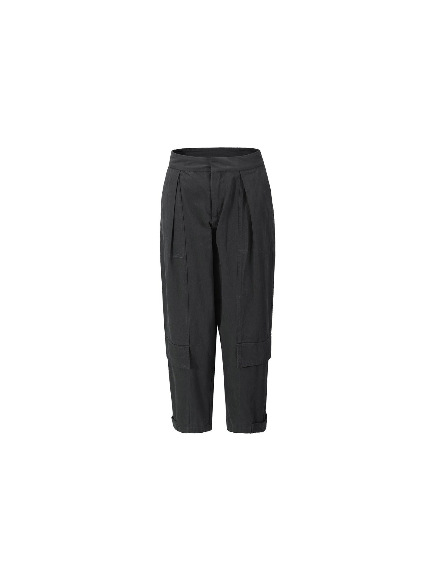 Pleat Cargo Trousers