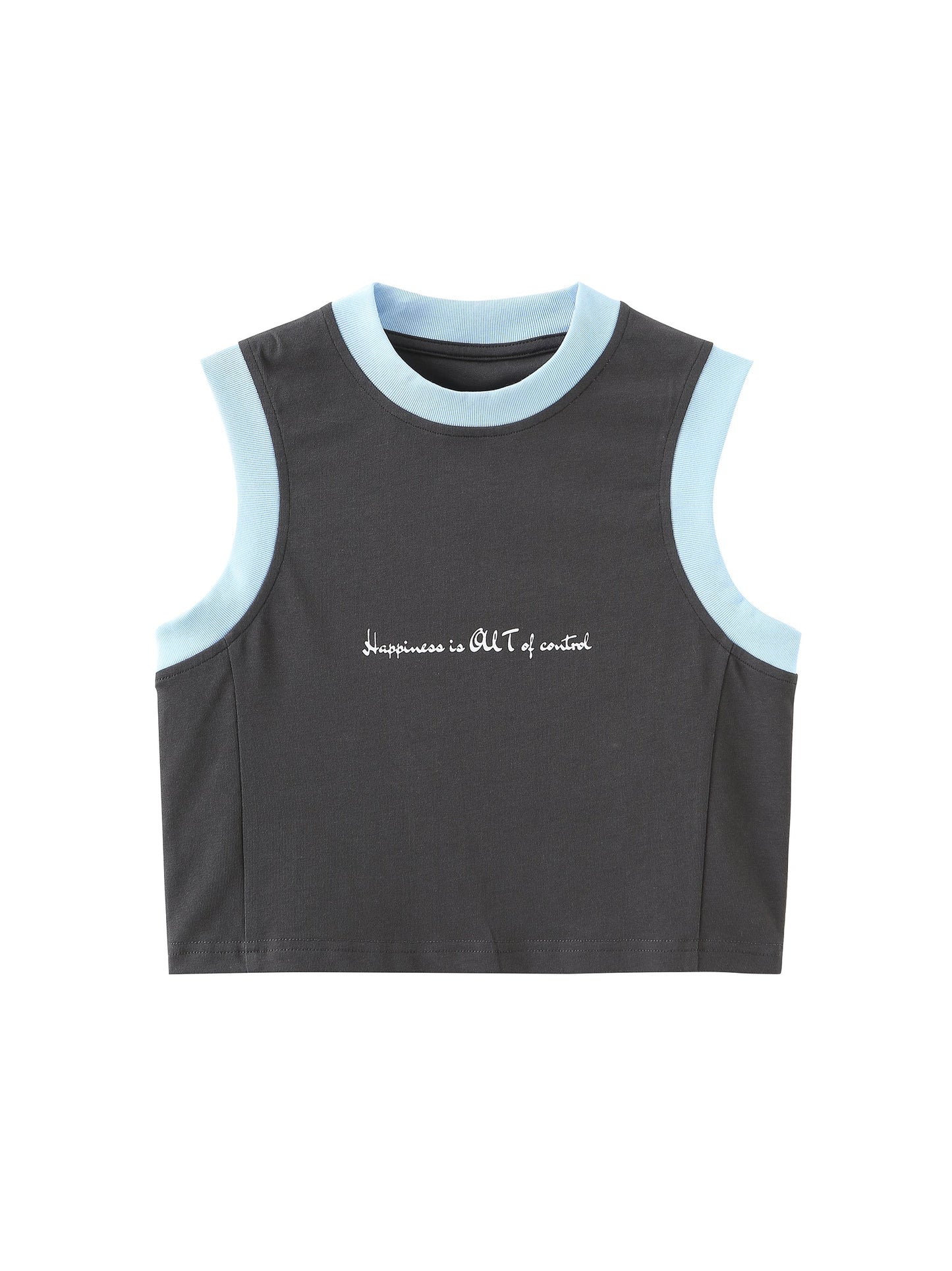 Loose Fit Cropped Tank Top