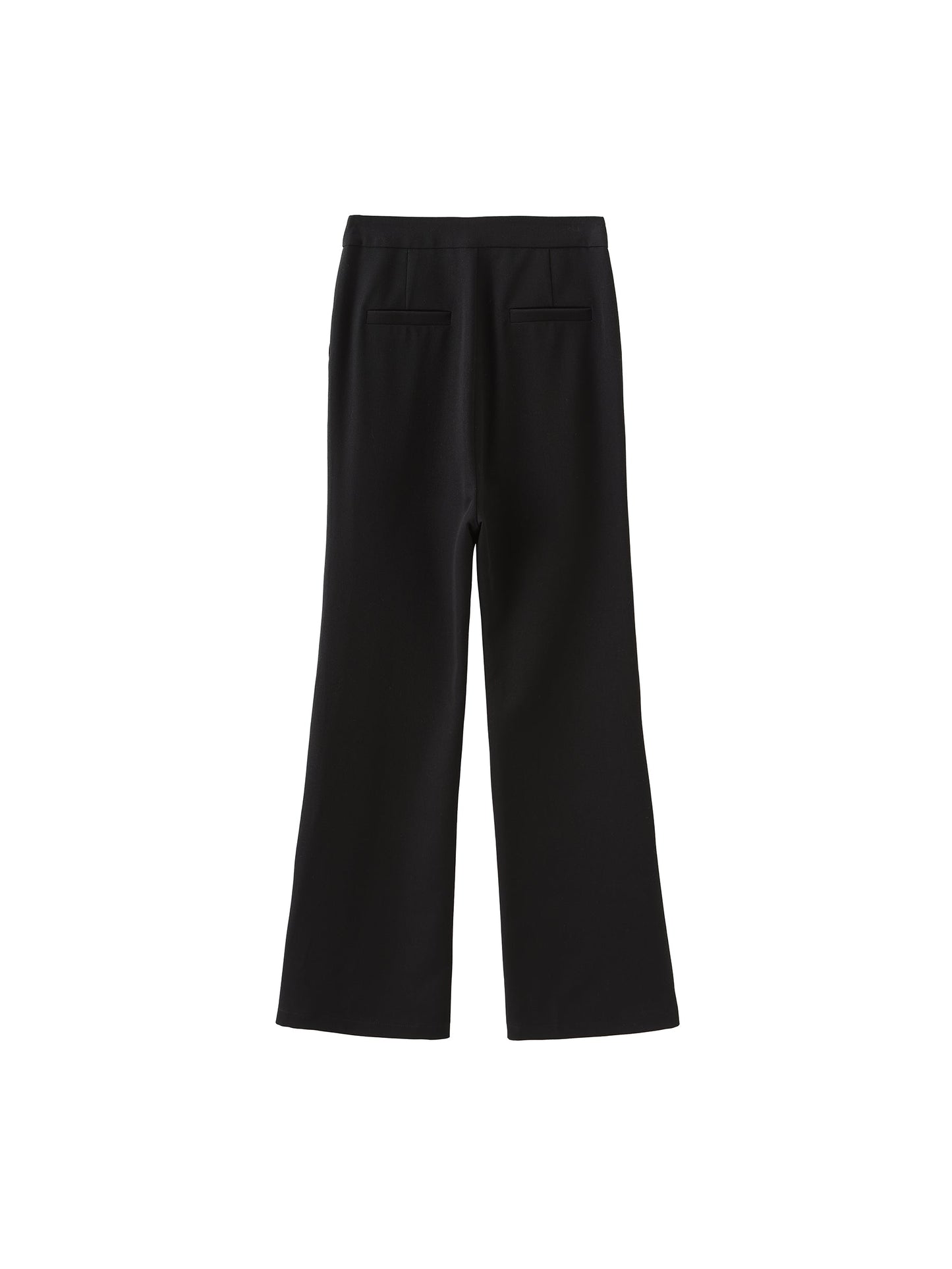 Asymmetric Slitted Tailored Trousers