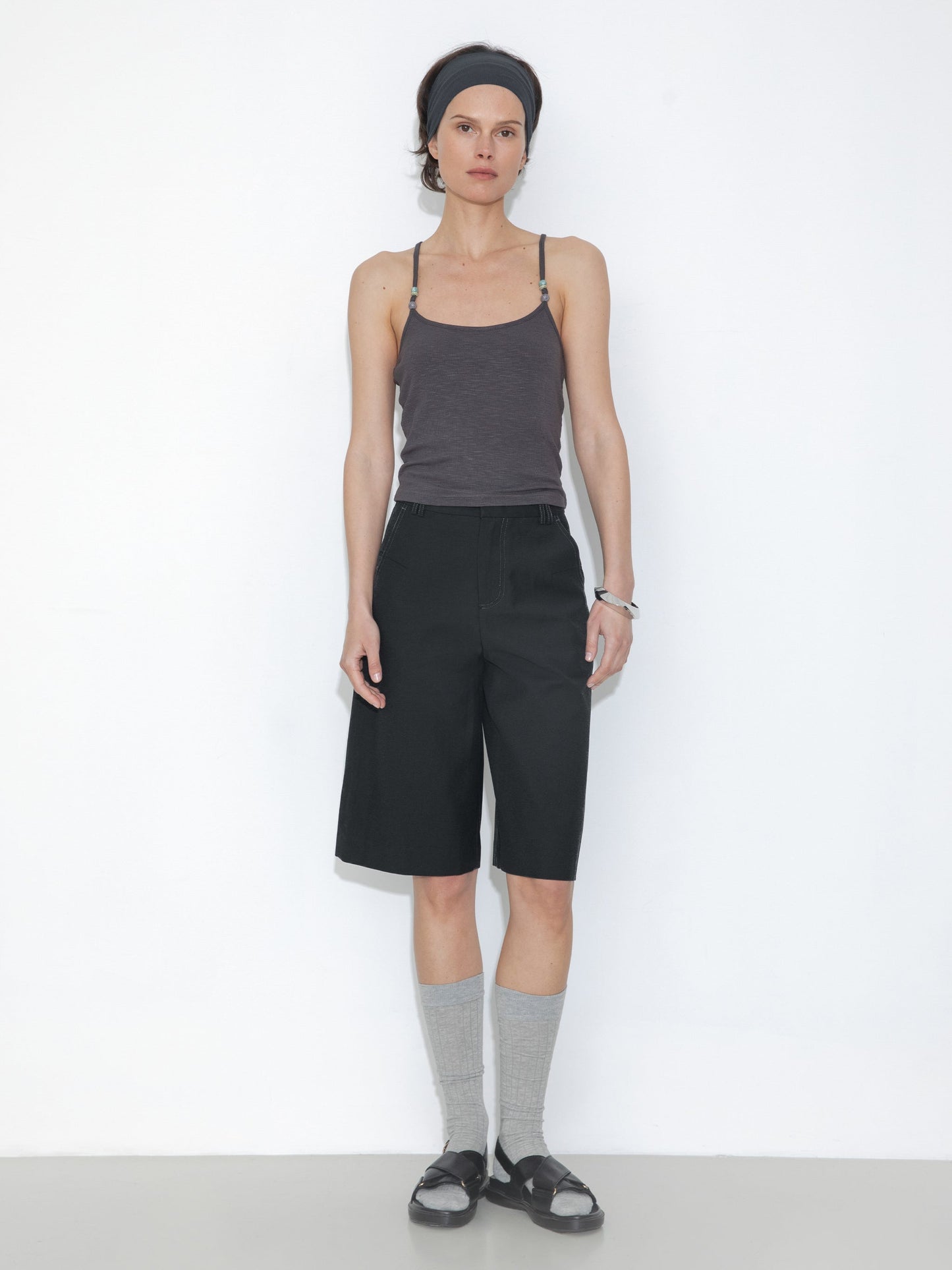 Beaded Slim Fit Cami Top