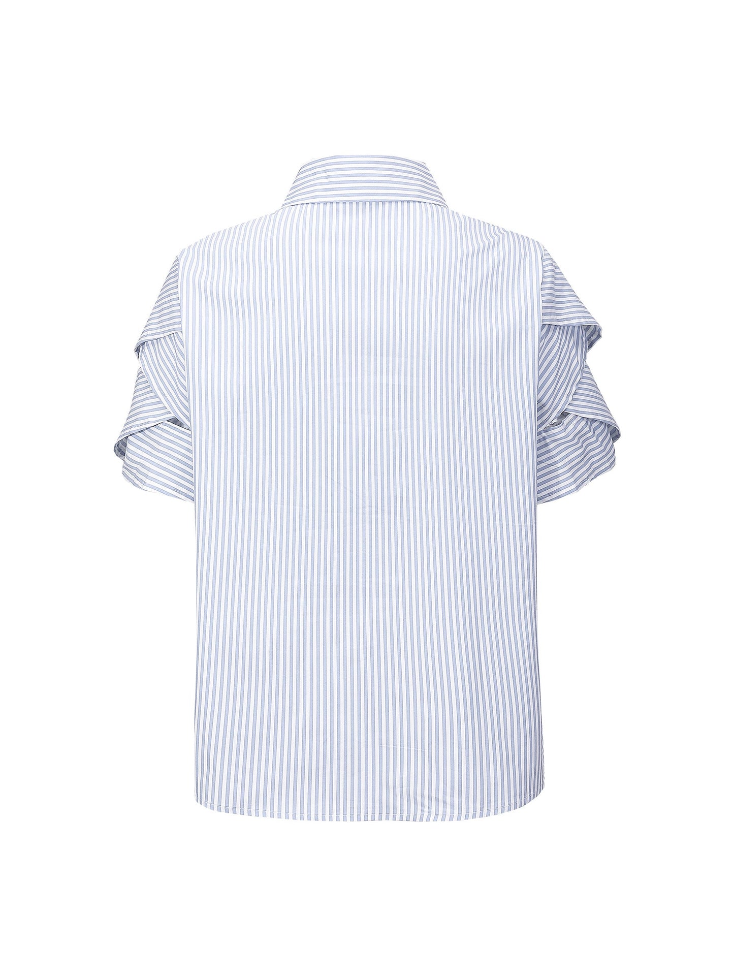 Pinstriped Short Sleeved Shirt