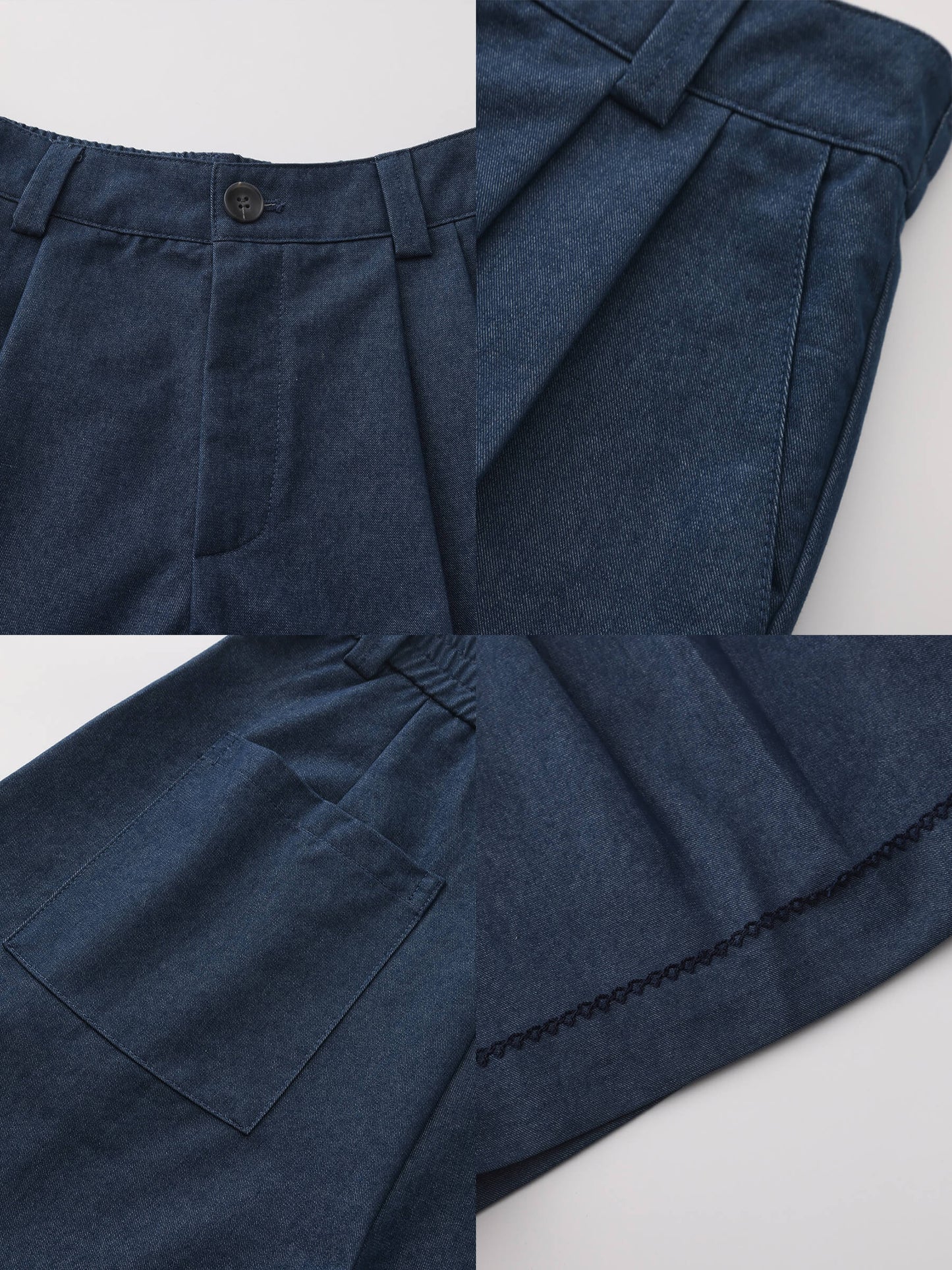 Pleated Wide-Leg Shorts