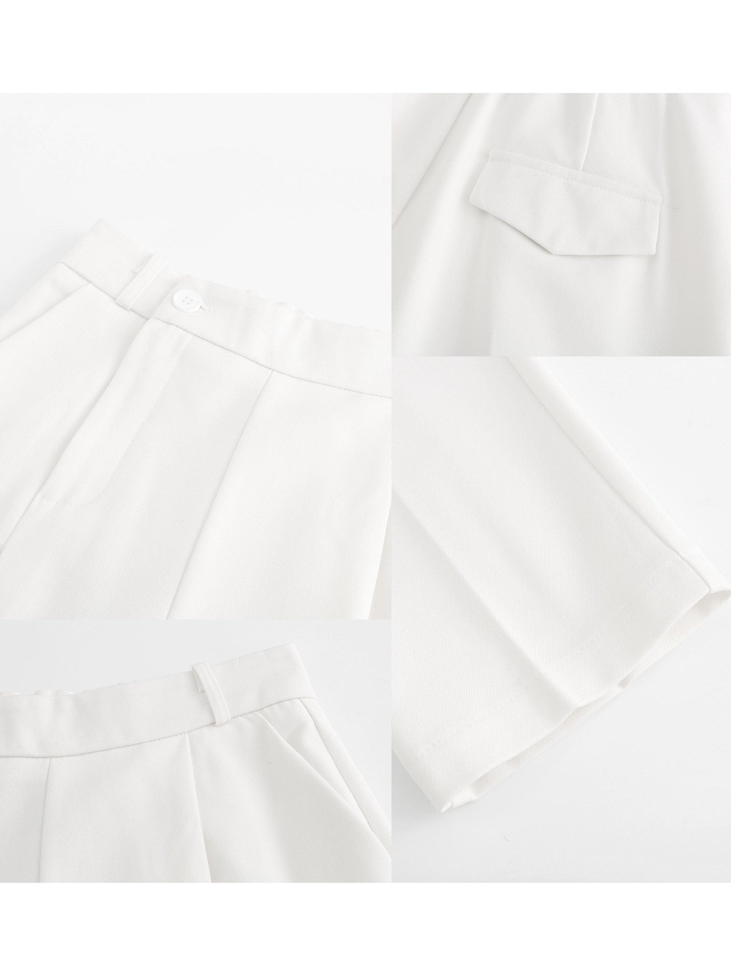 CUBIC Women's Cropped Cigarette Pants