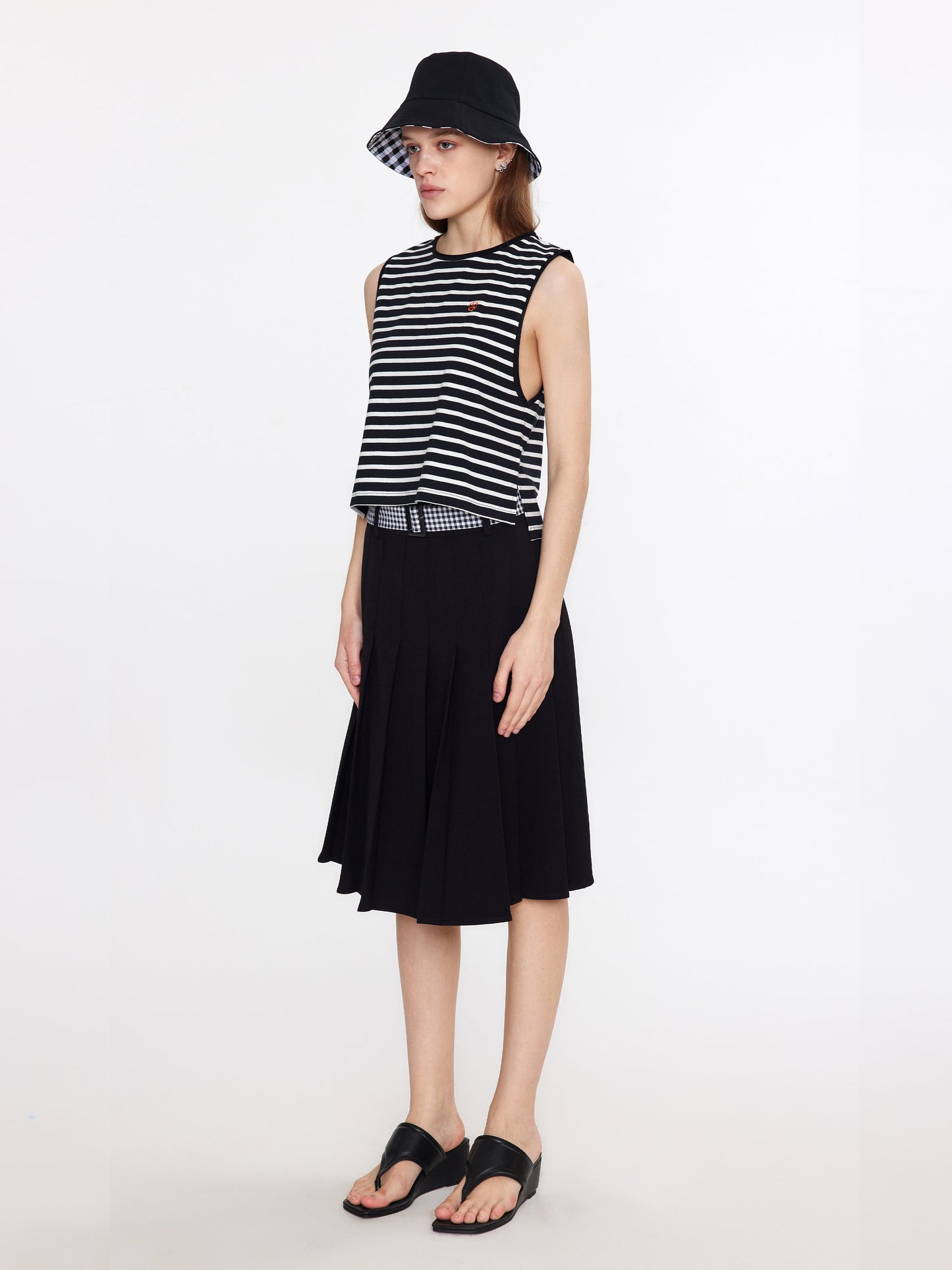 Striped Loose Fit Tank Top