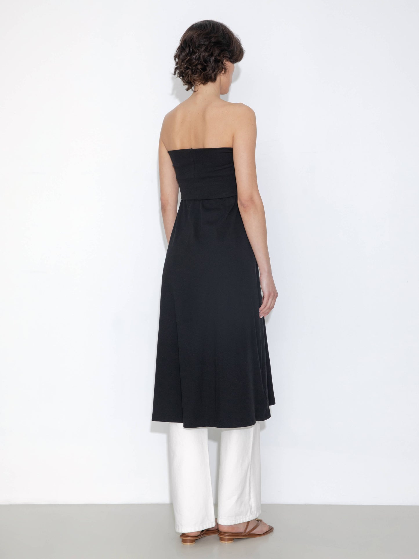 Convertible Strapless A-Line Dress & Skirt
