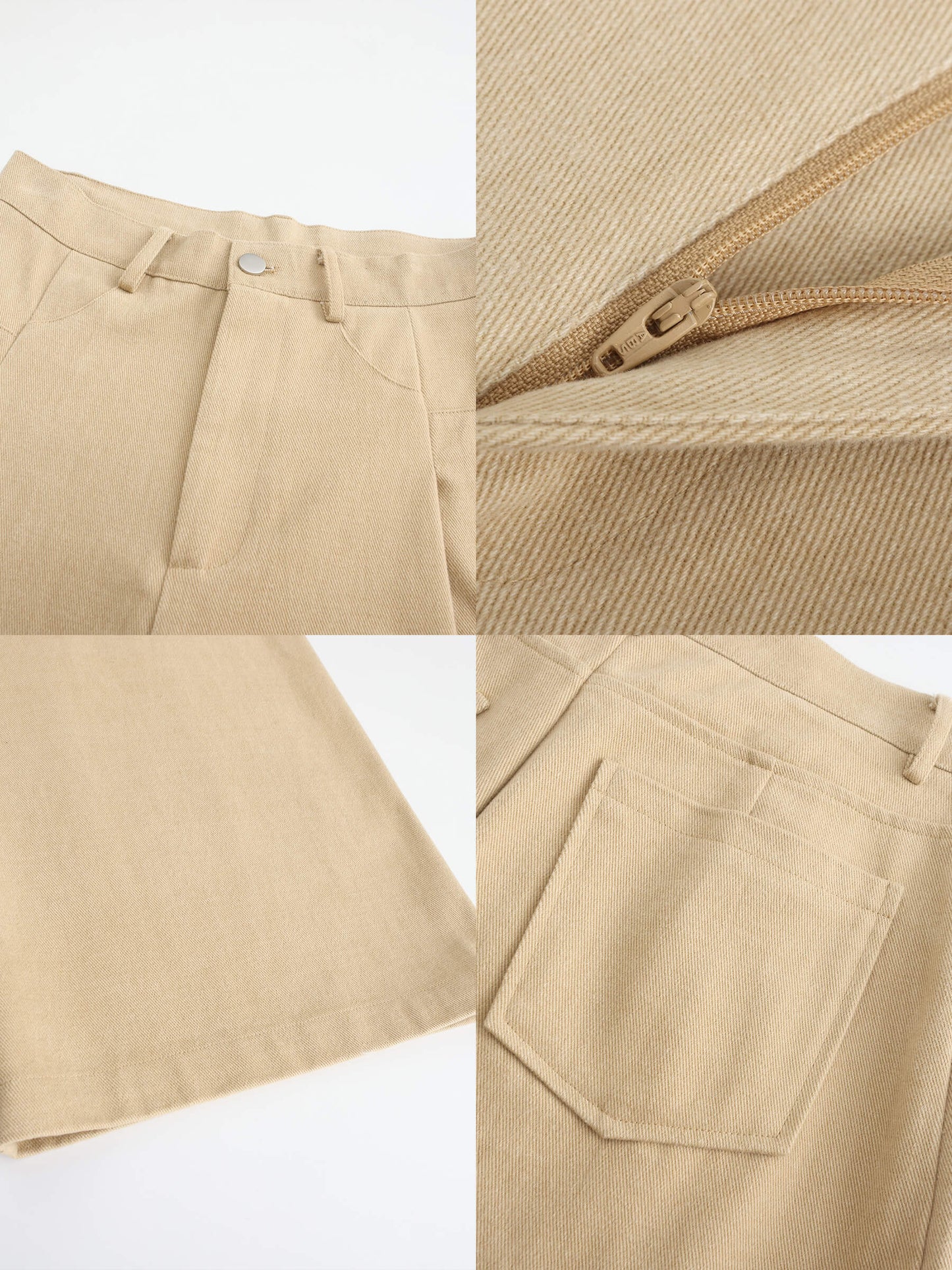 Light Colored Wide Leg Jeans