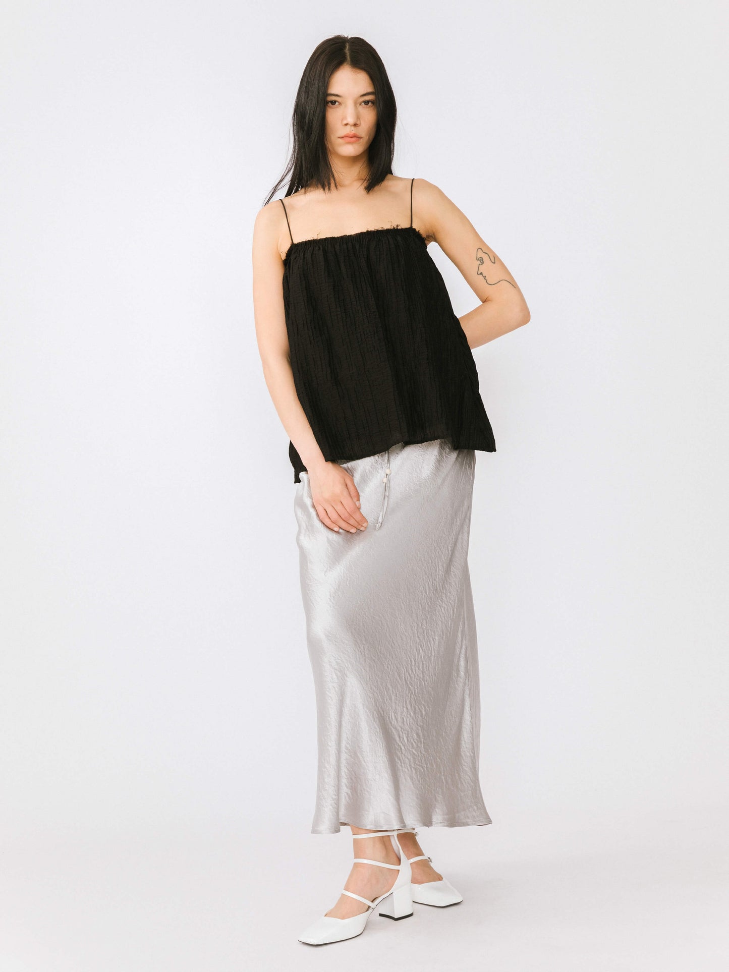 Spaghetti Strap A-line Top