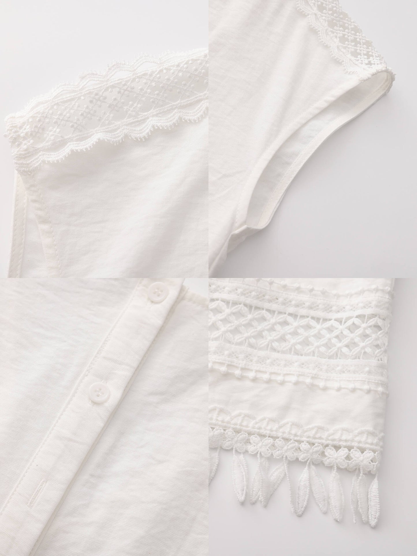 Hollow Out Drop-Shoulder Vest with Tassels