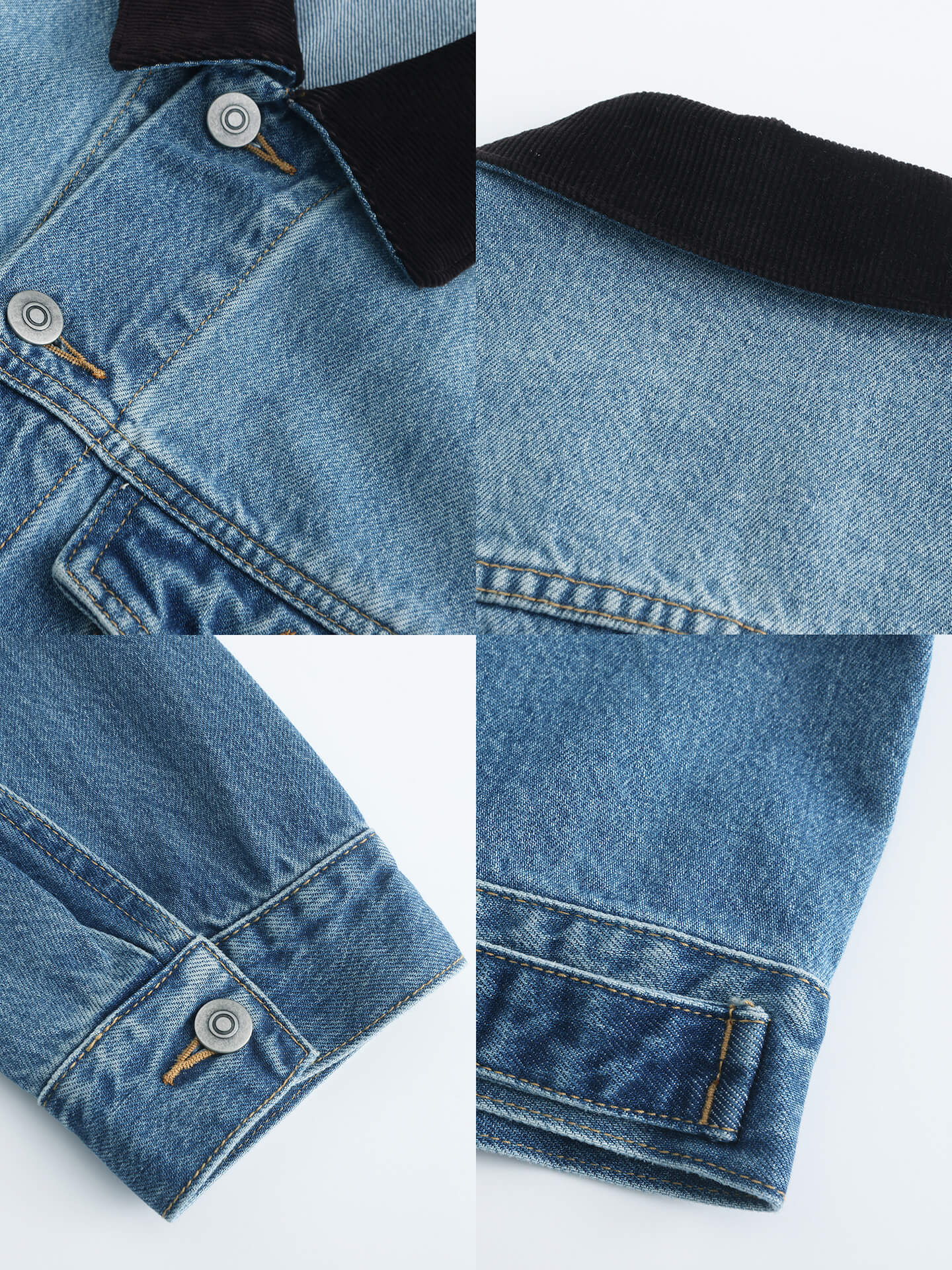 Light Blue Short Denim Jacket