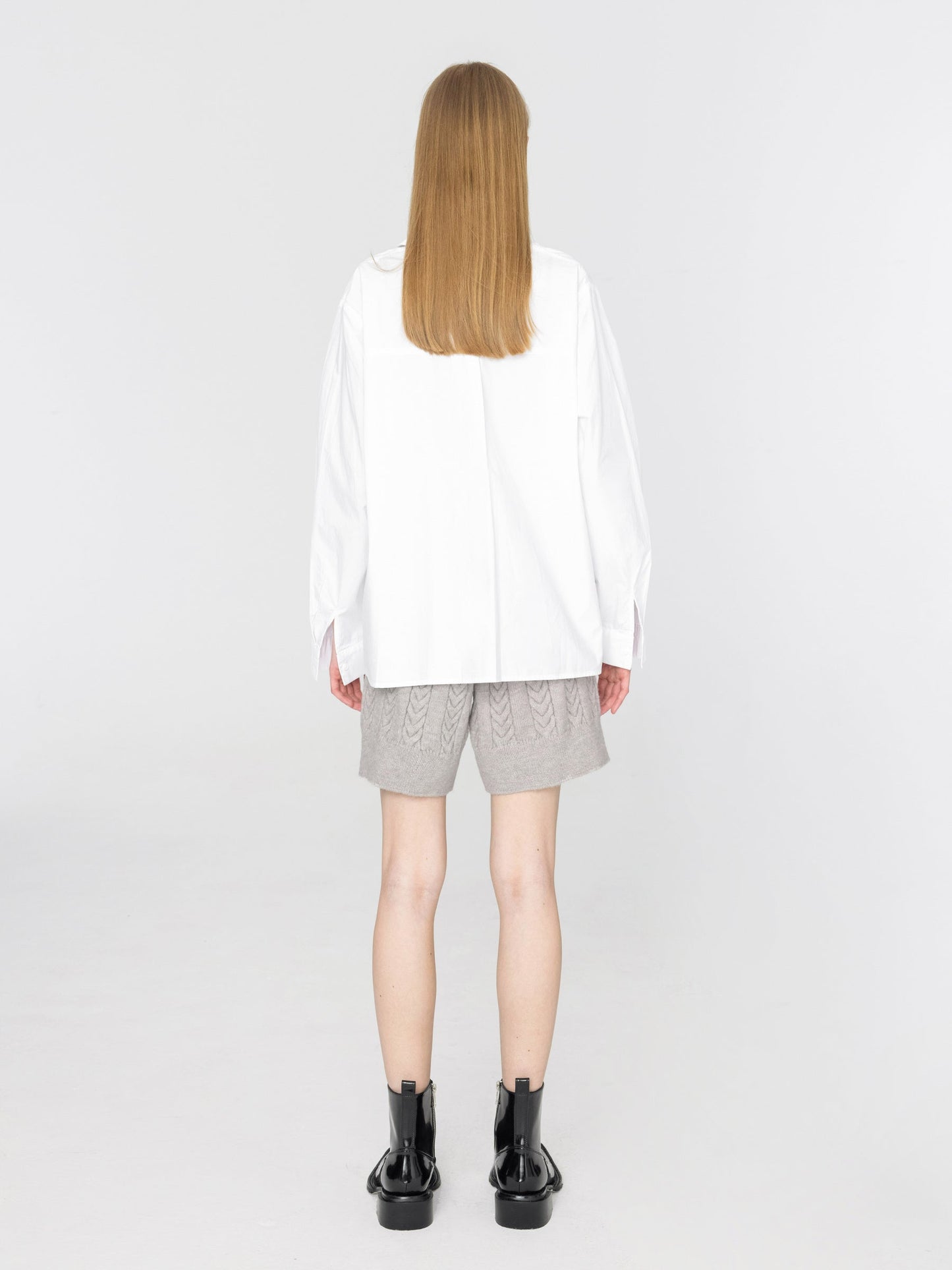 Fishbone Knit Shorts