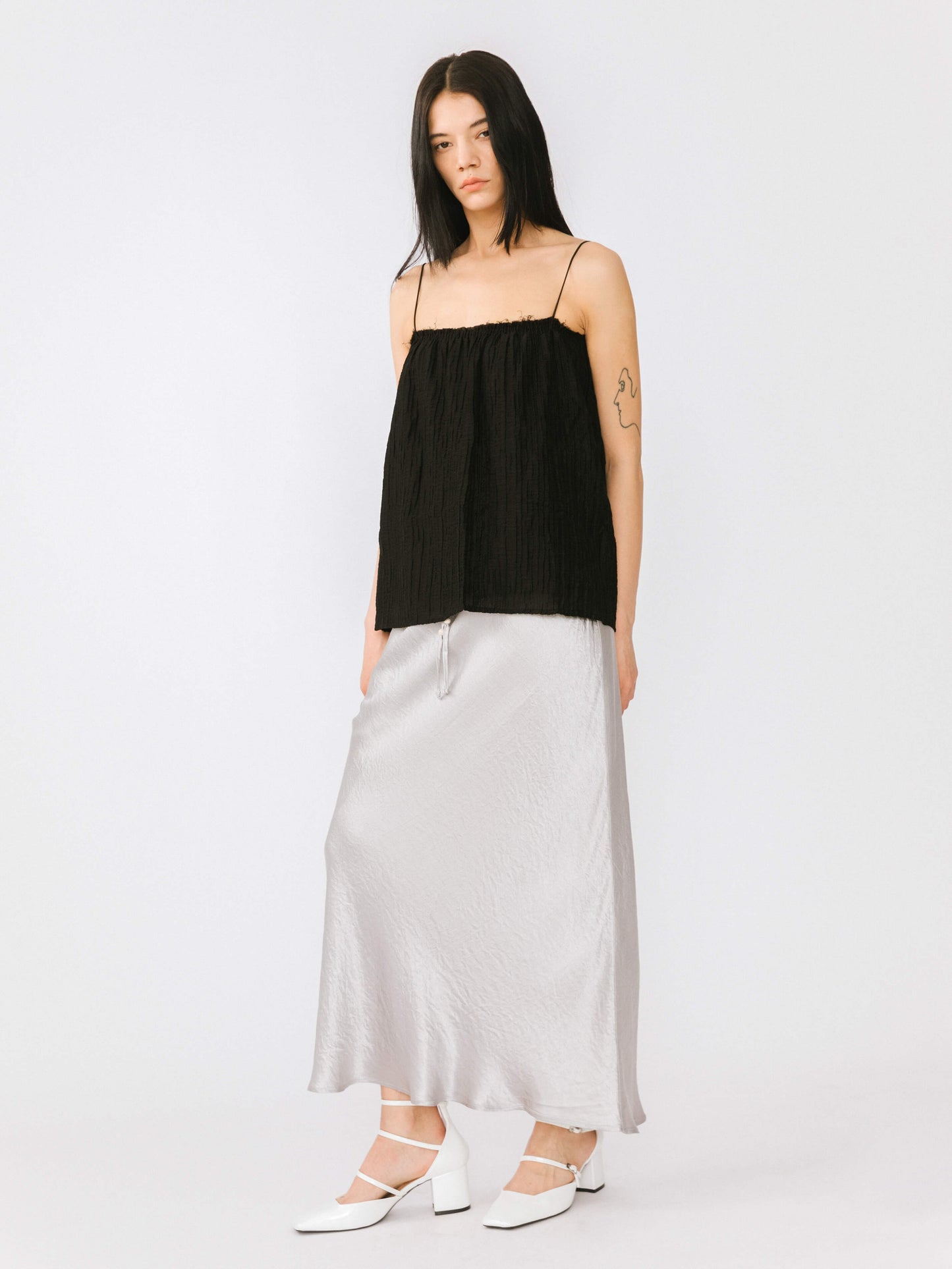 Spaghetti Strap A-line Top