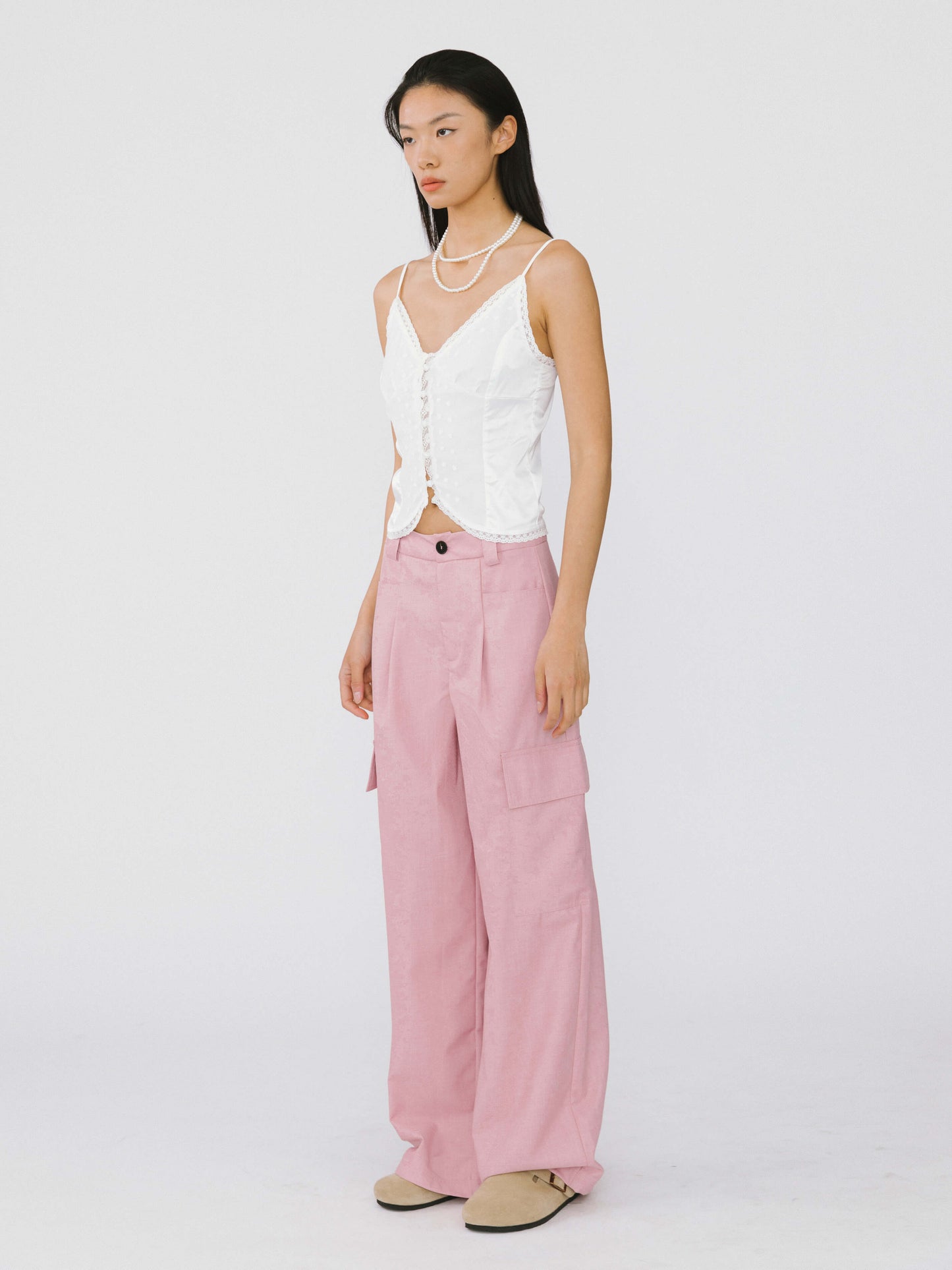 Straight Leg Cargo Trousers