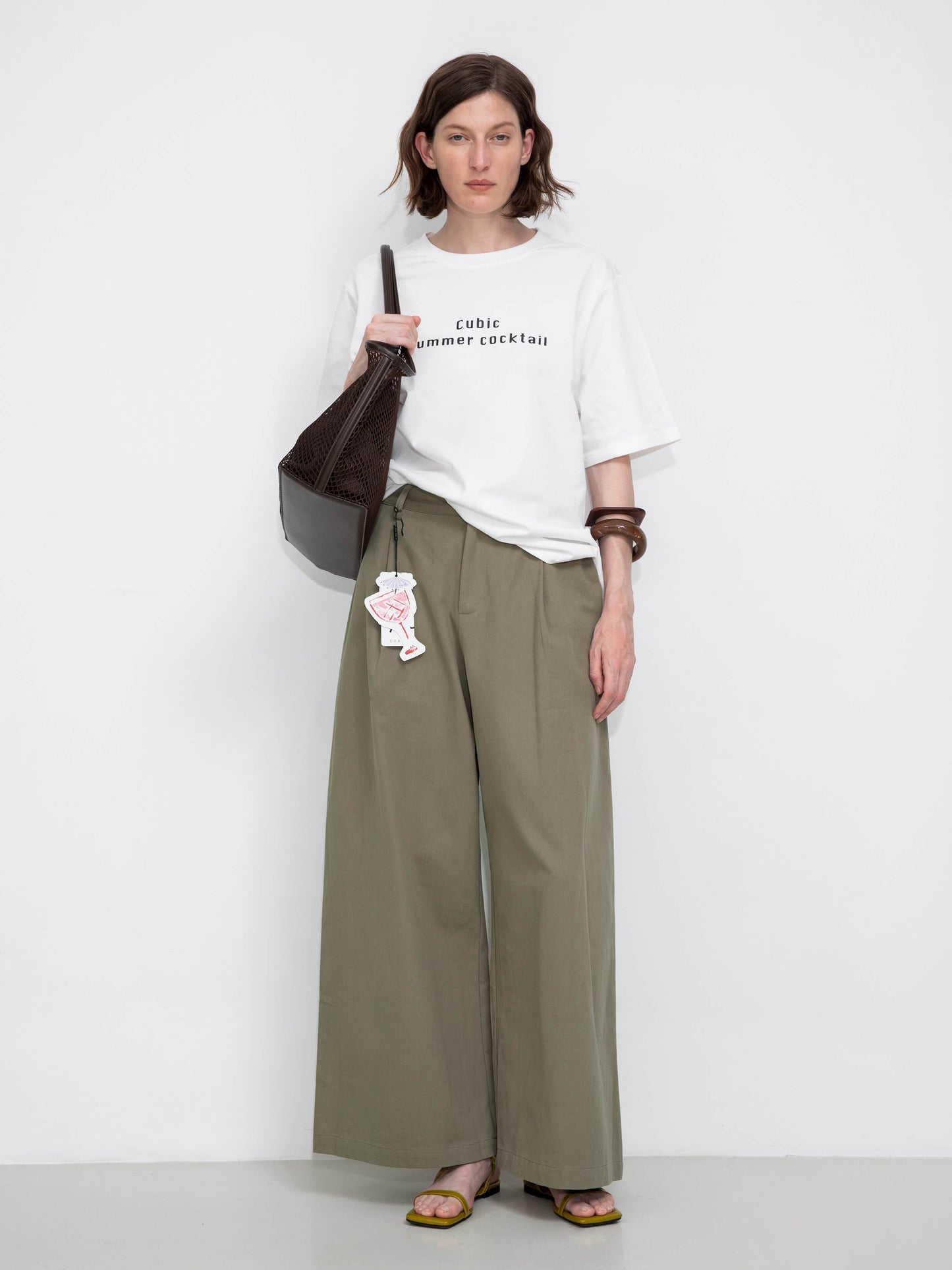 100% Cotton Women's T-Shirt with Front Print