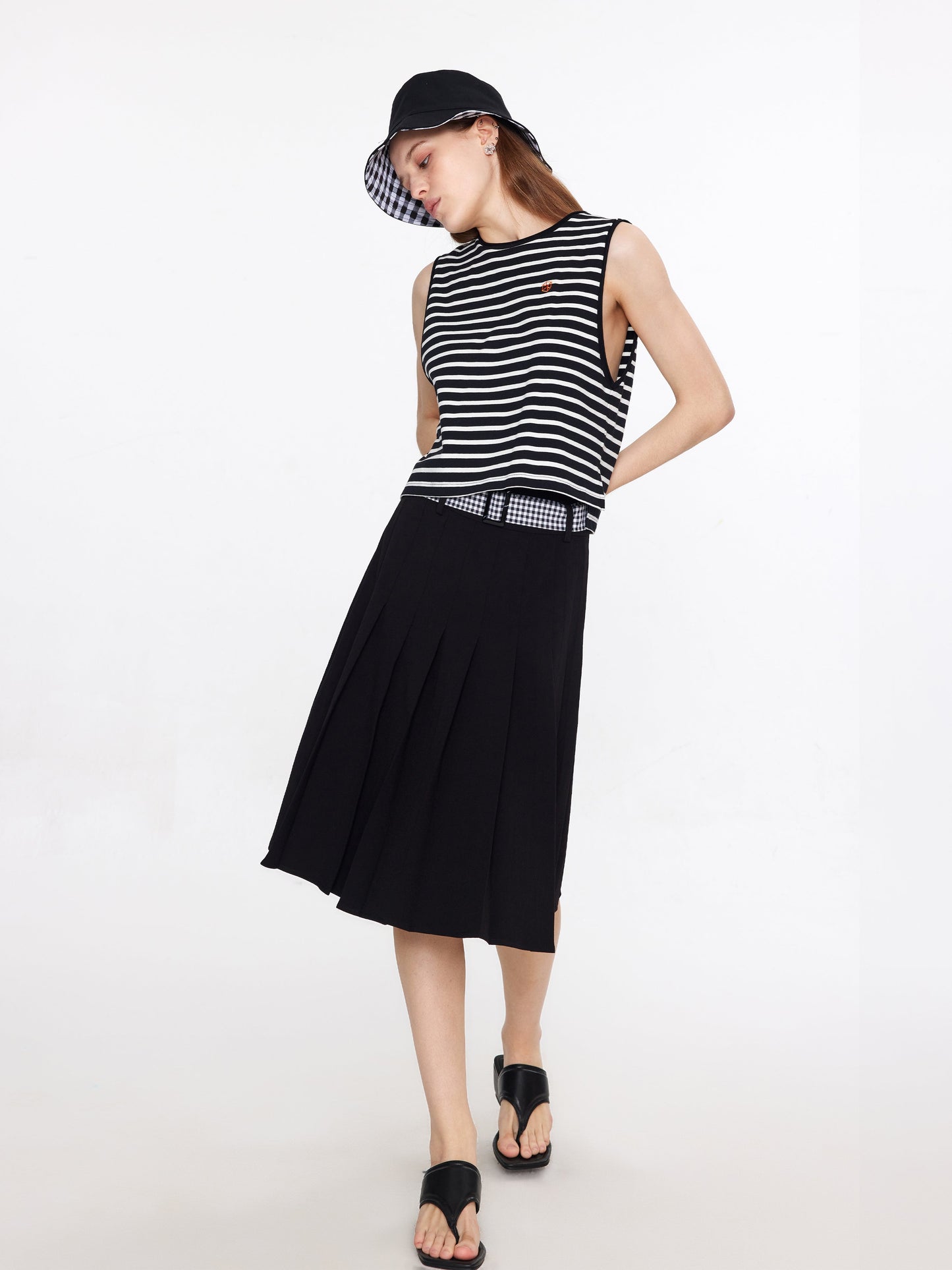 Striped Loose Fit Tank Top