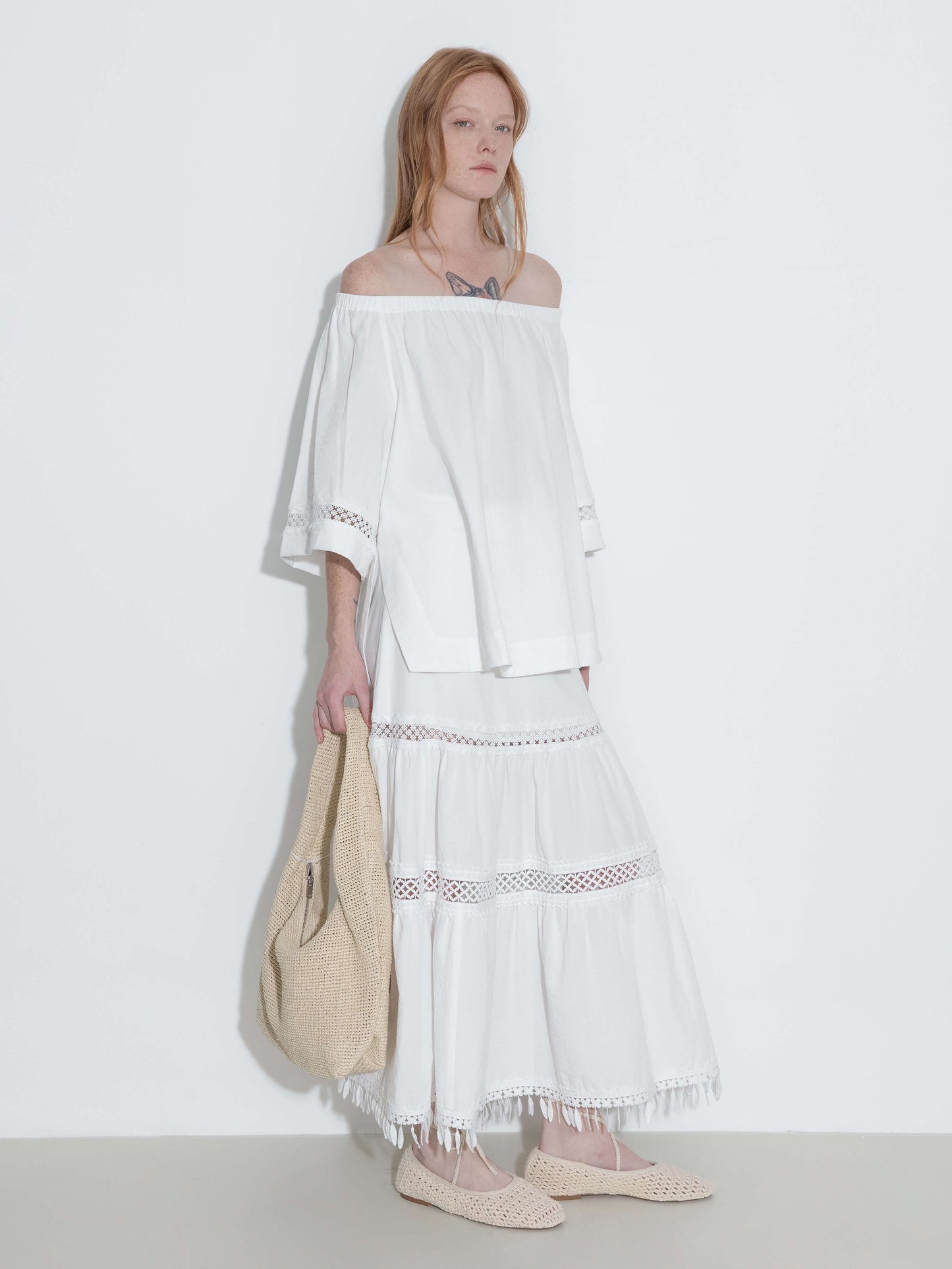 Off-Shoulder Short Sleeve Top