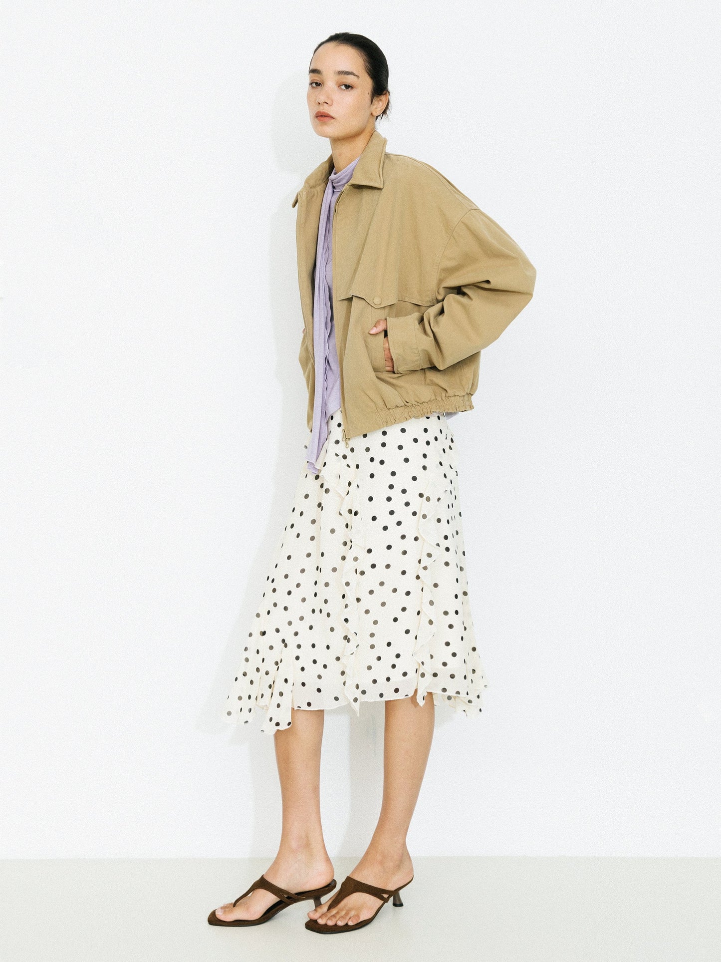 100% Cotton Mouldable Collar Casual Jacket
