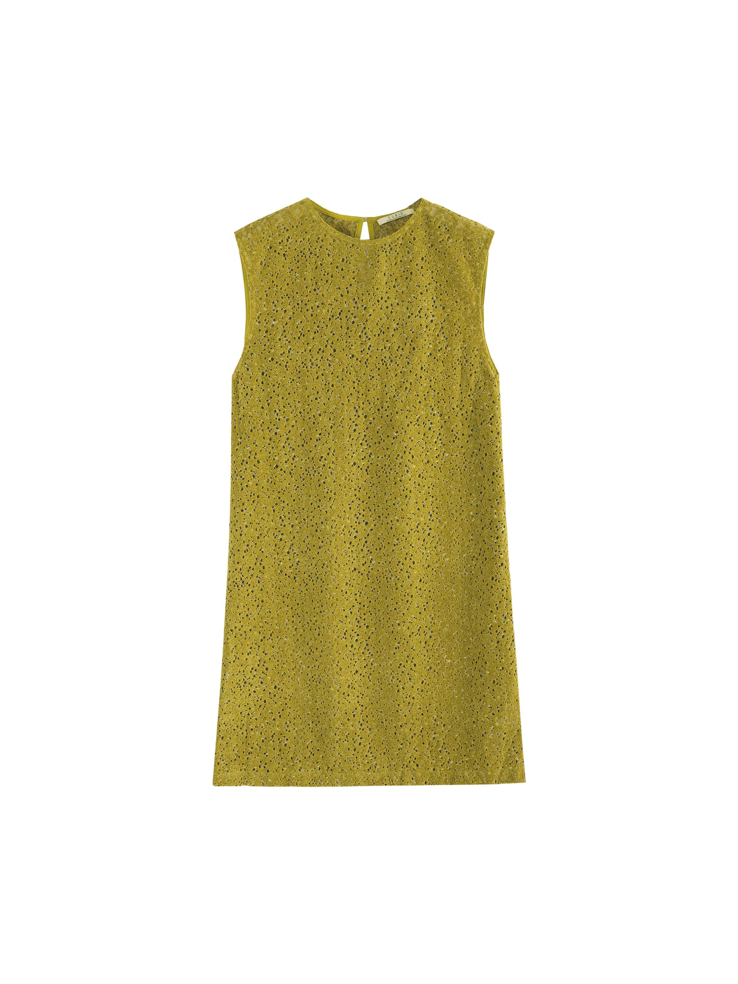 Round Neck Sleeveless A-line Dress