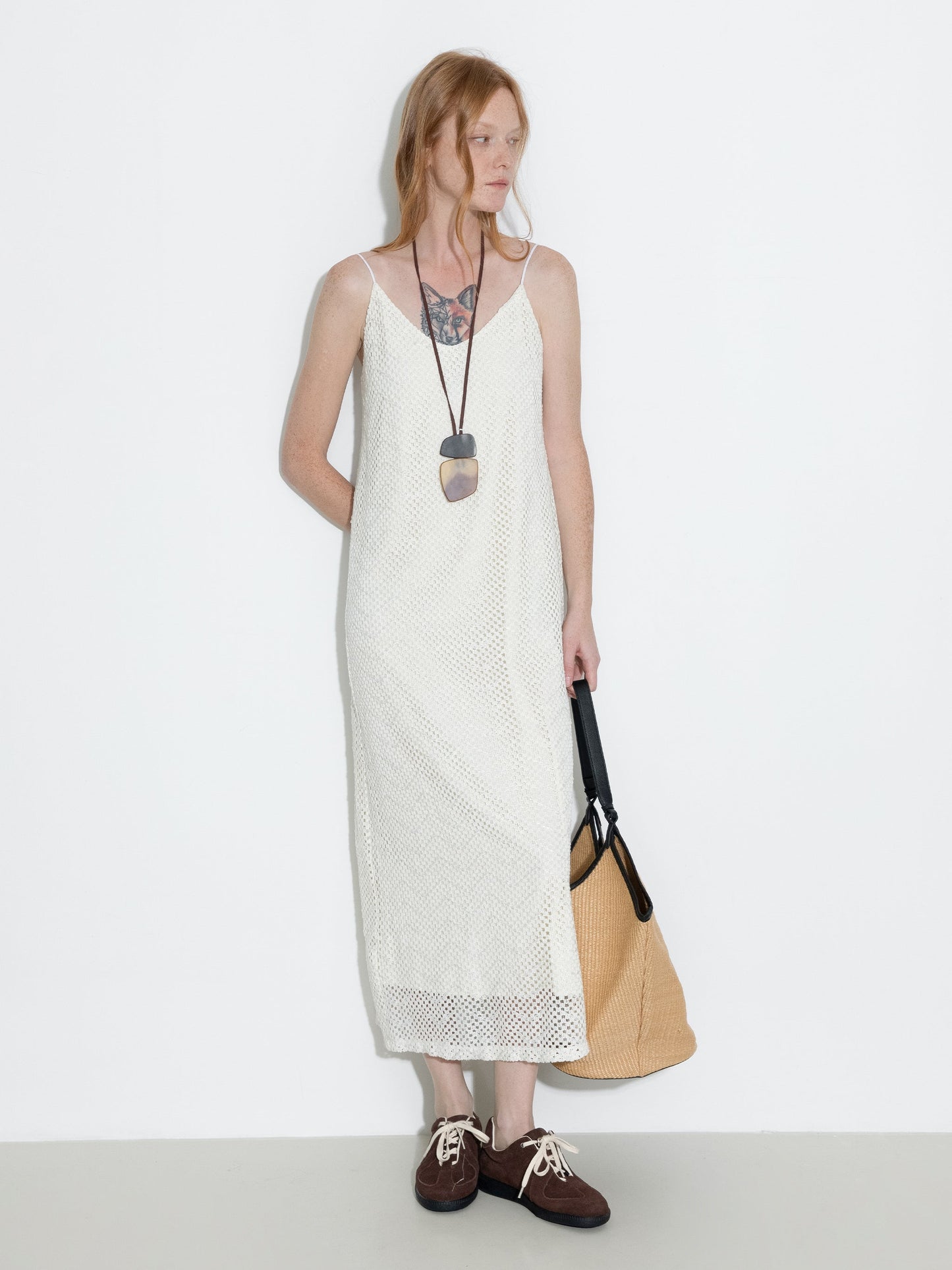 Lace Hollow Out A-Line Sling Dress
