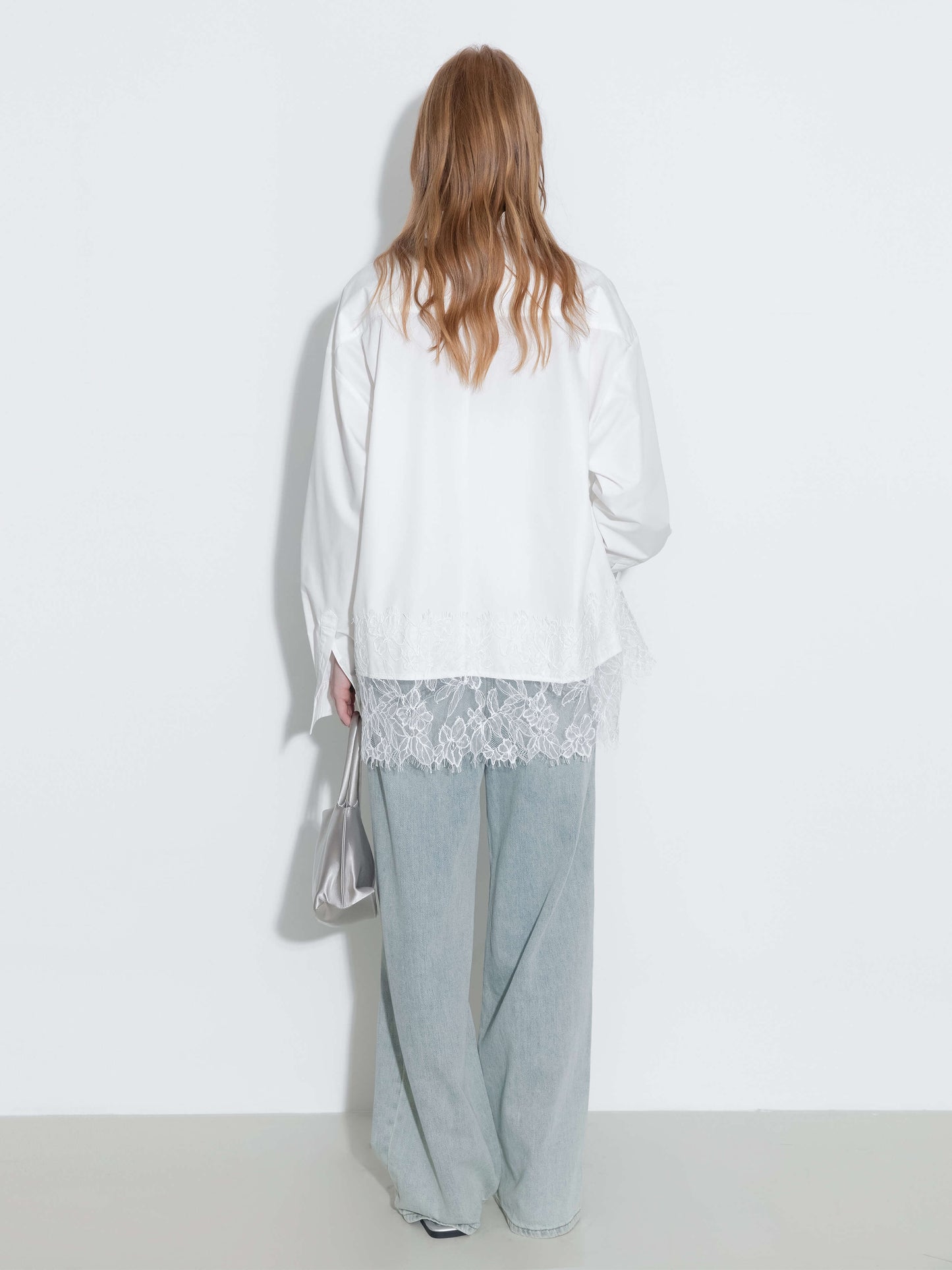 Lace Panel Shirt