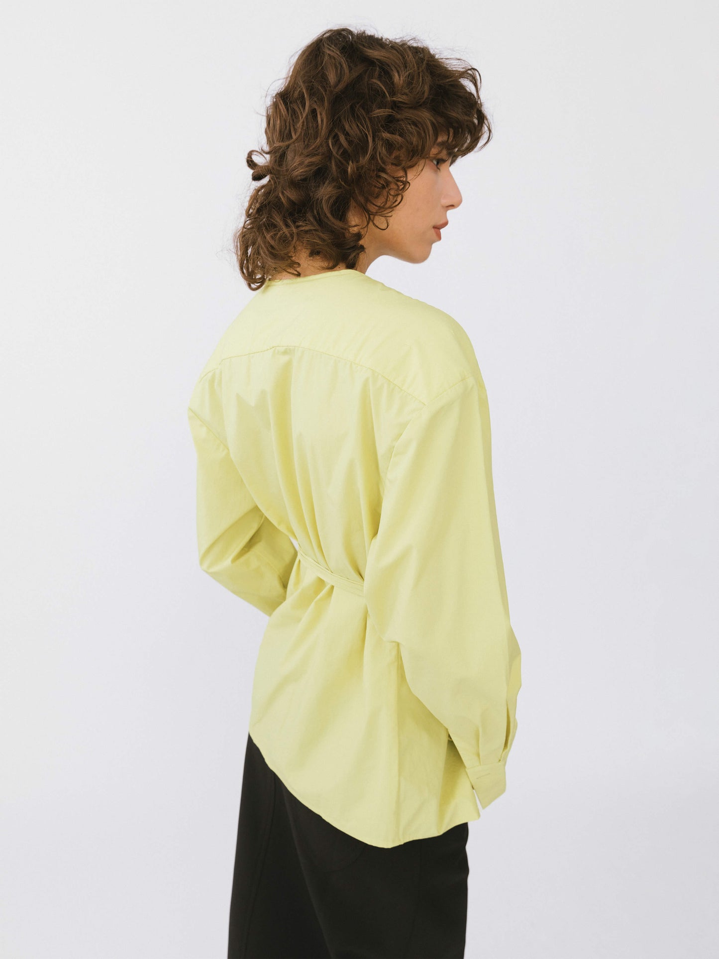 V-Neck Criss-Crossed Layered Blouse