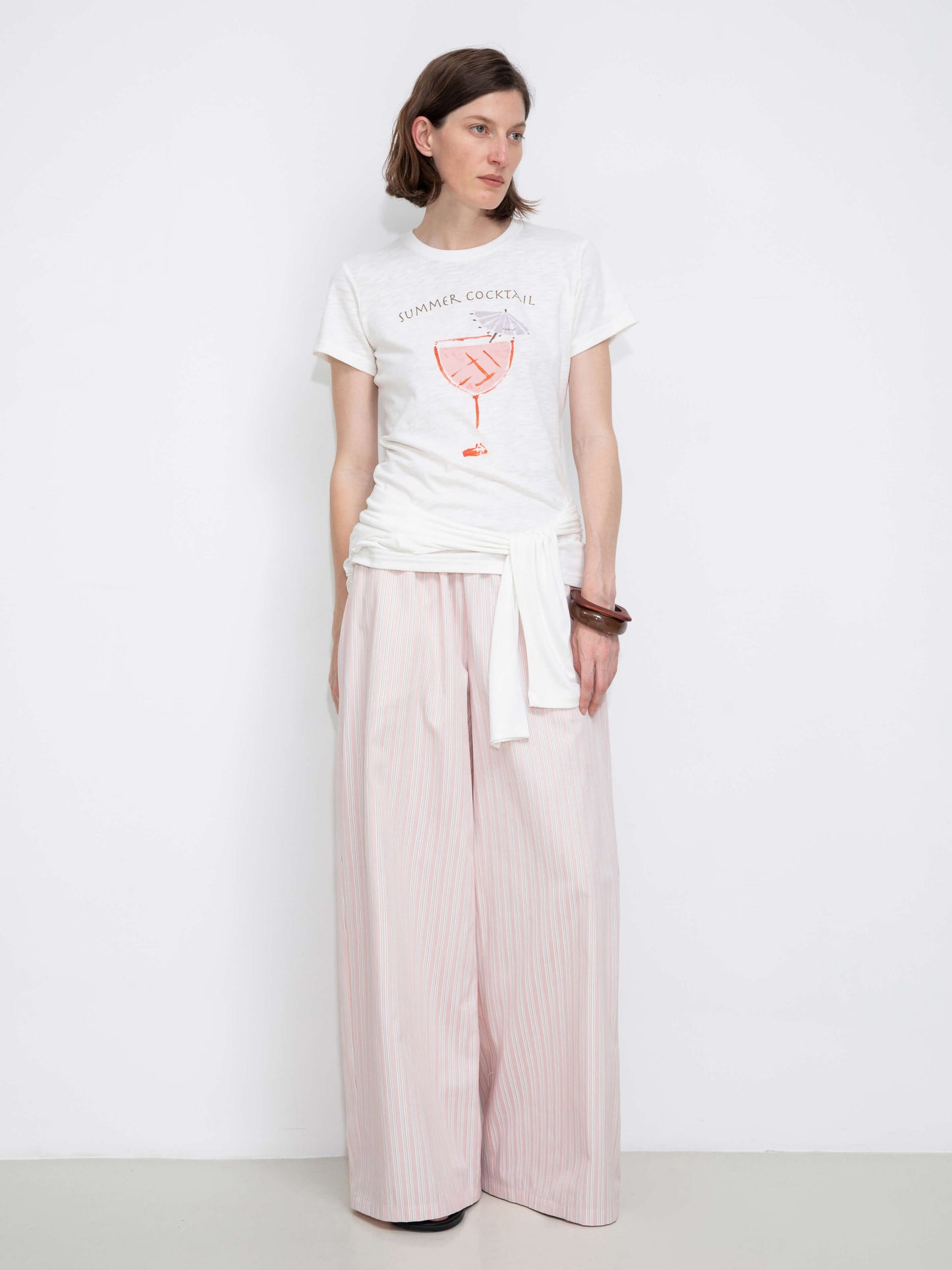 Printed Casual Short-Sleeve Top