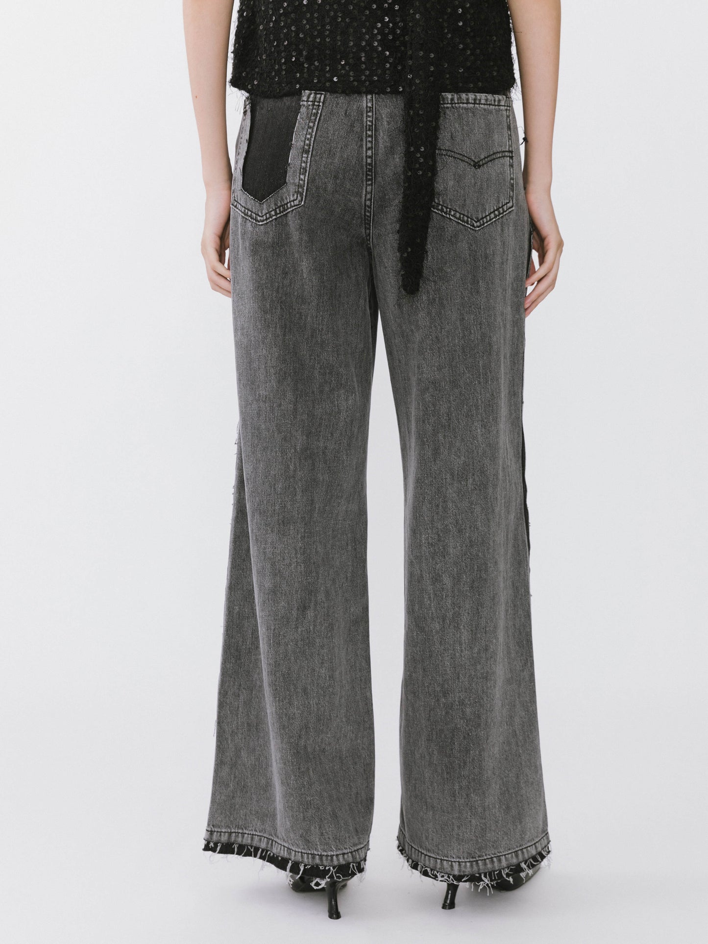 High Waist Barrel Leg Jeans