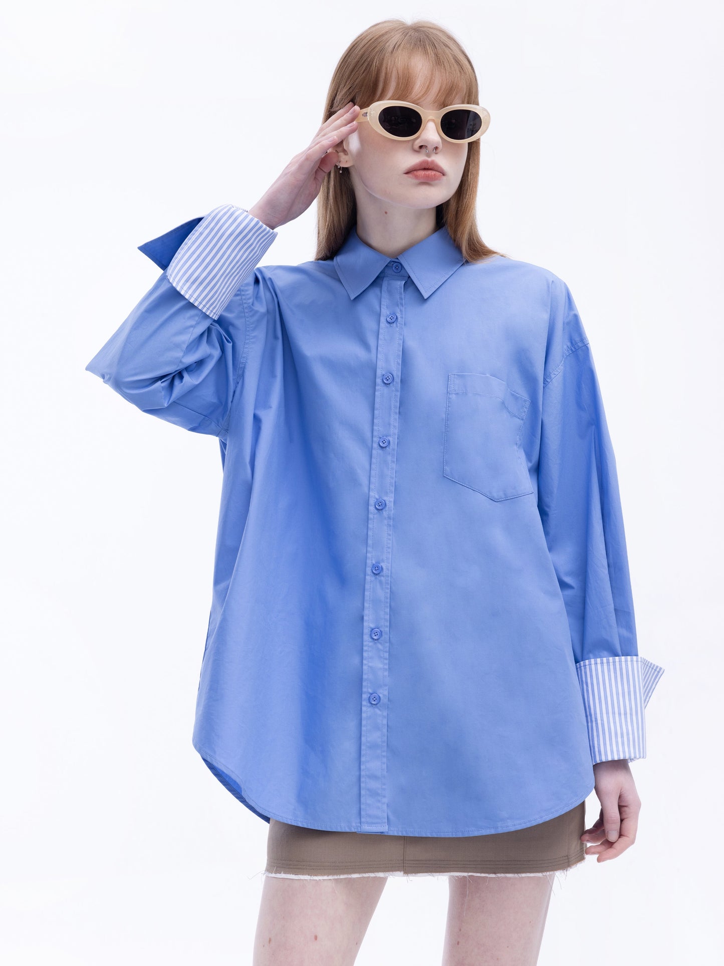 Classic Shirt with Turn-Up Cuffs