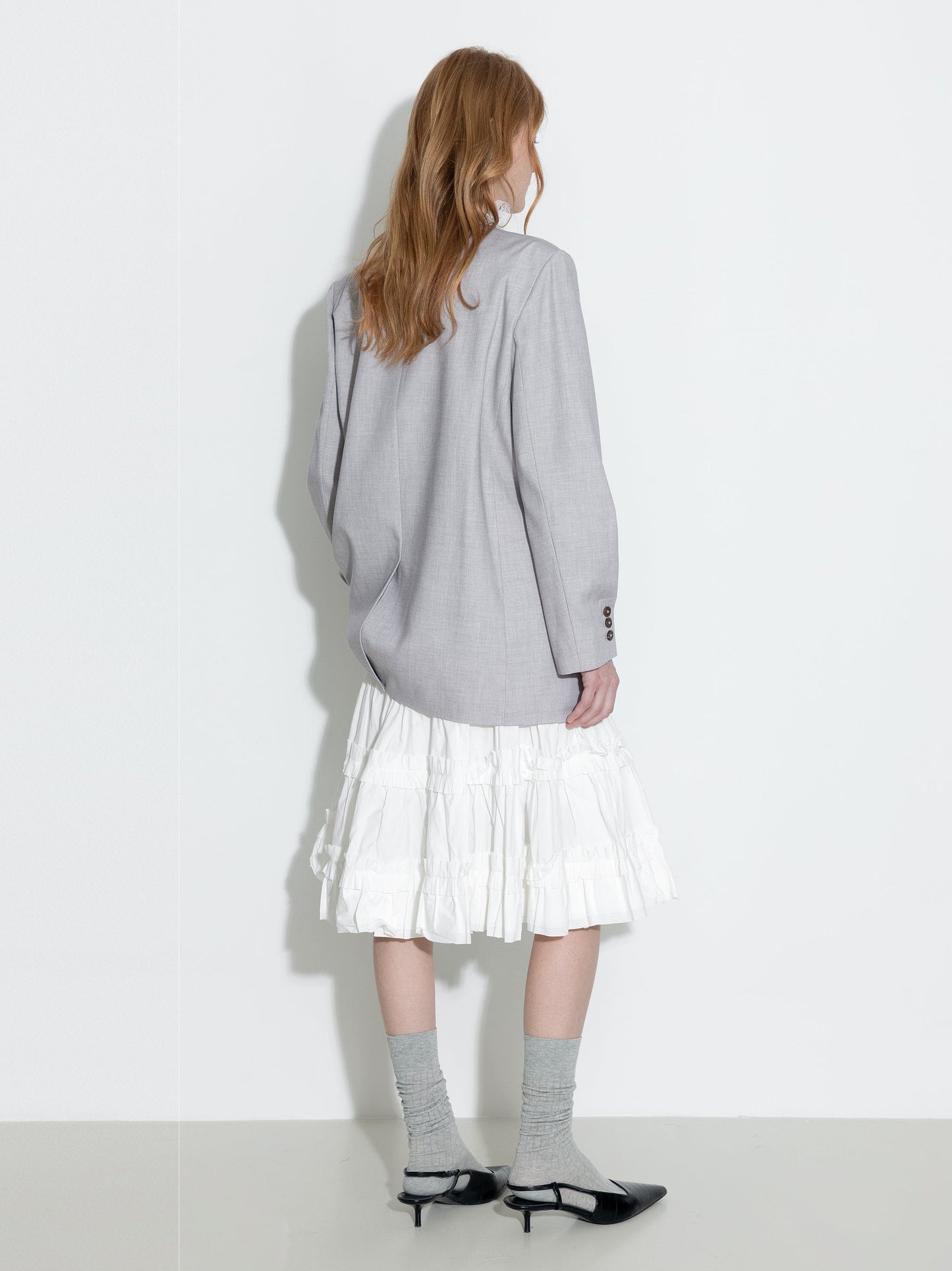 Pure Cotton Ruffle Cake Skirt