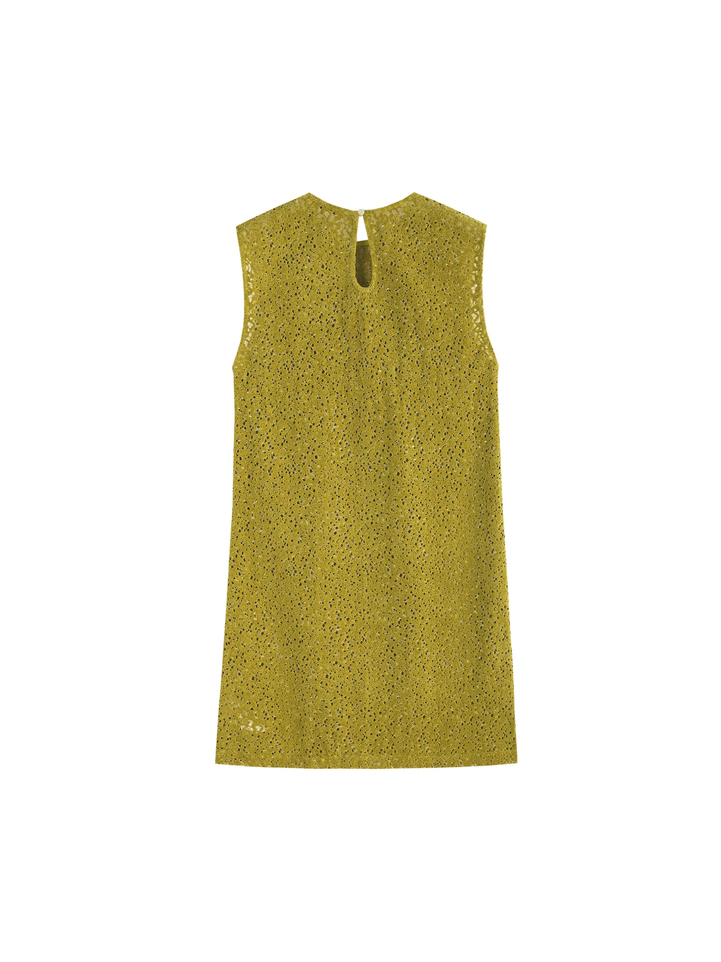 Round Neck Sleeveless A-line Dress