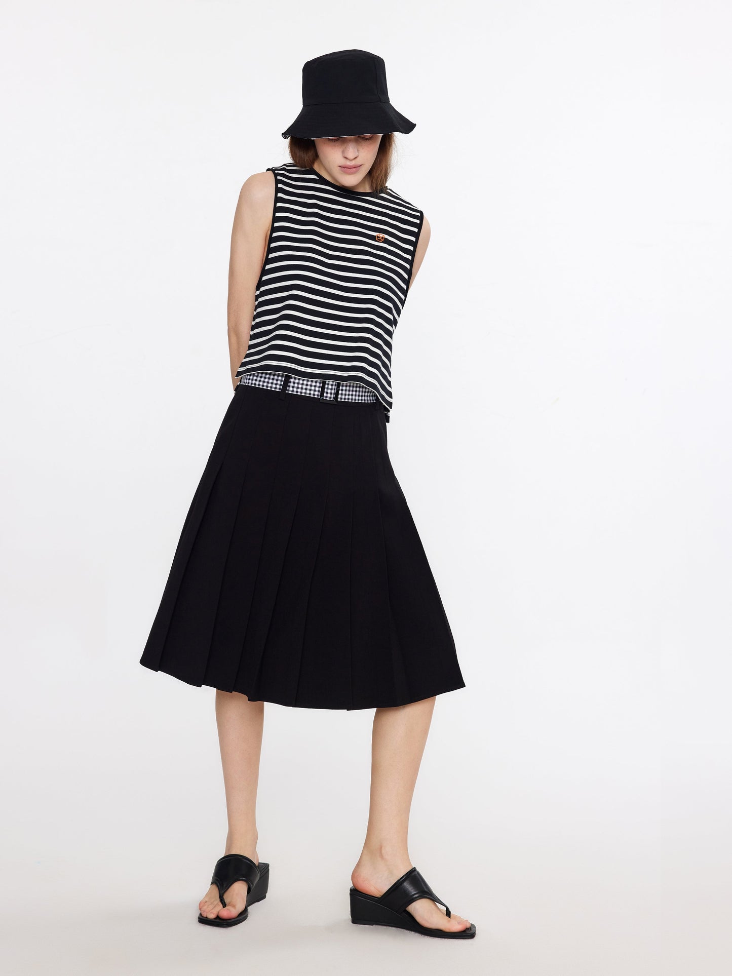Striped Loose Fit Tank Top