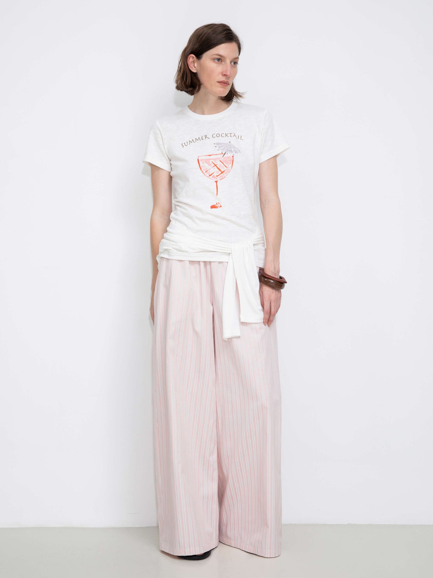 Printed Casual Short-Sleeve Top