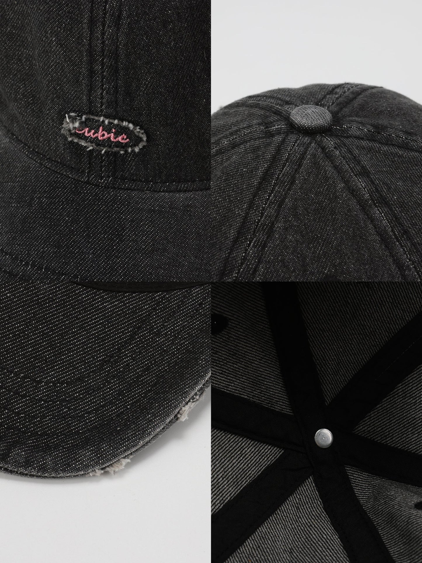 Denim Cubic Cap