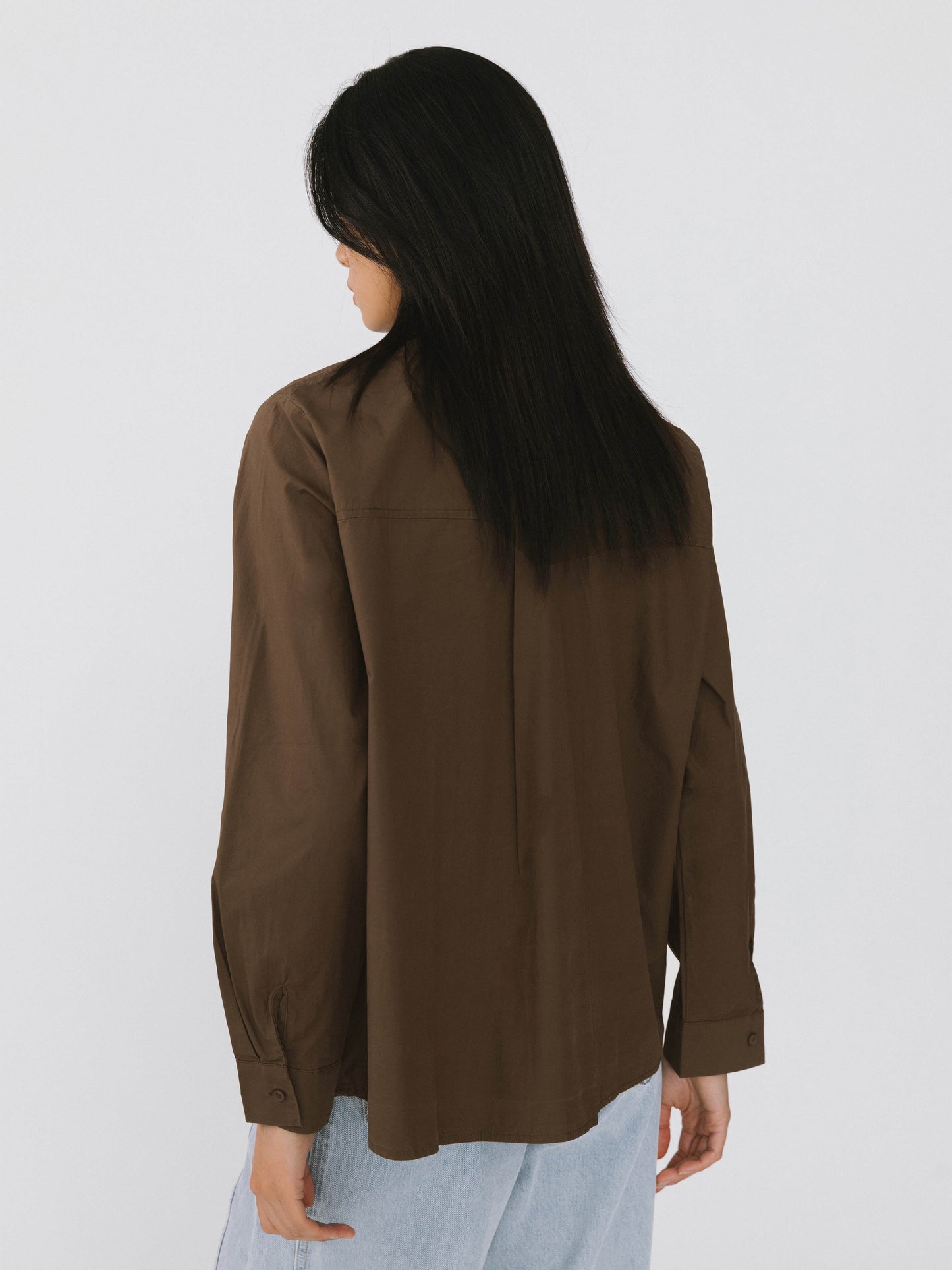 Faux Pocket 100% Cotton Shirt