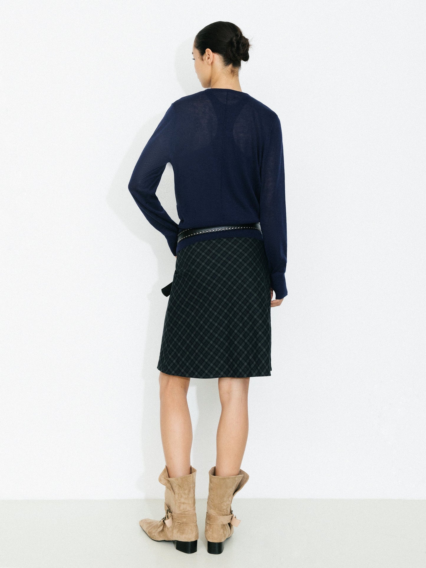 Knit Cardigan and Vest Two-Piece Set