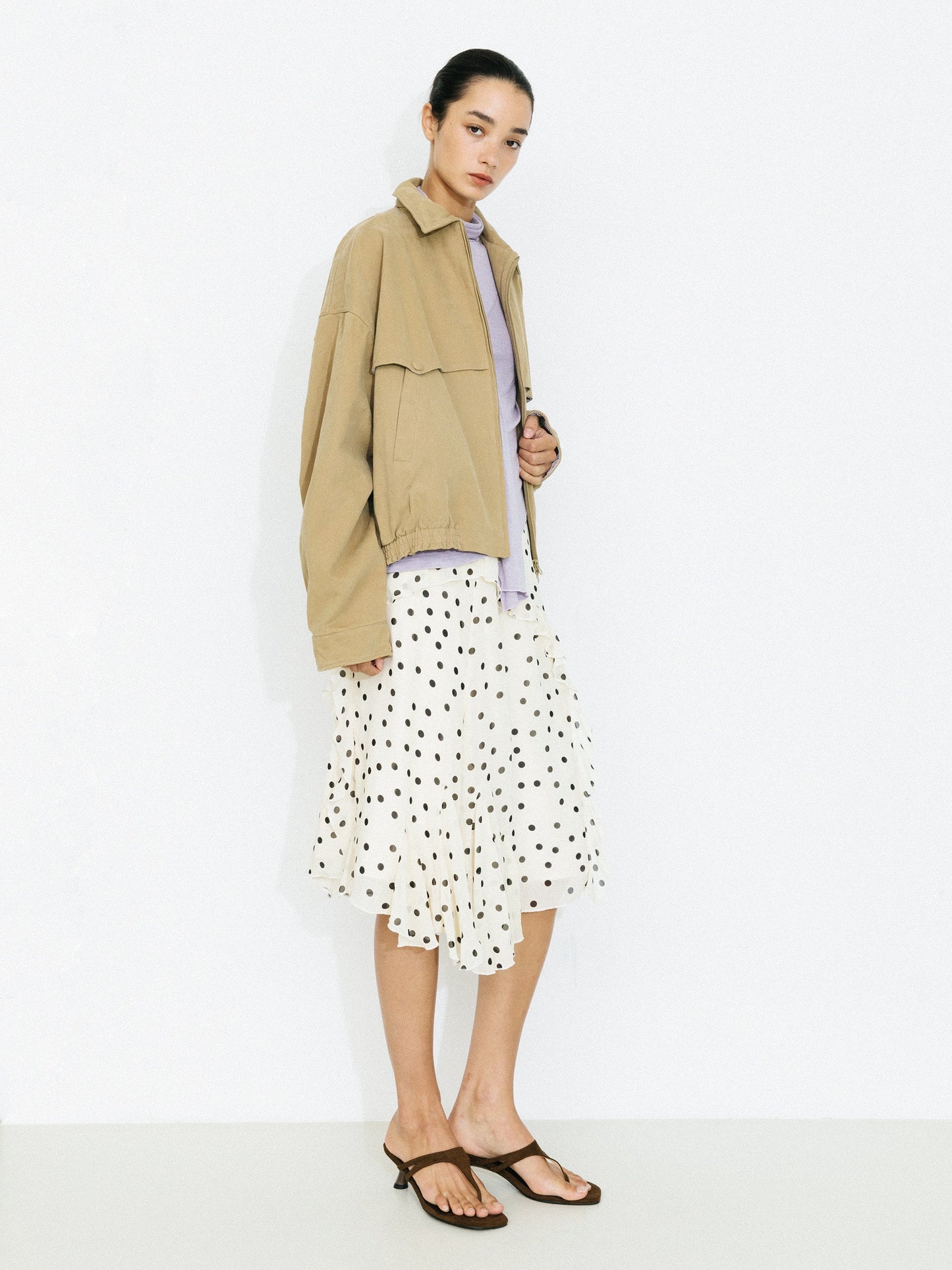 100% Cotton Mouldable Collar Casual Jacket