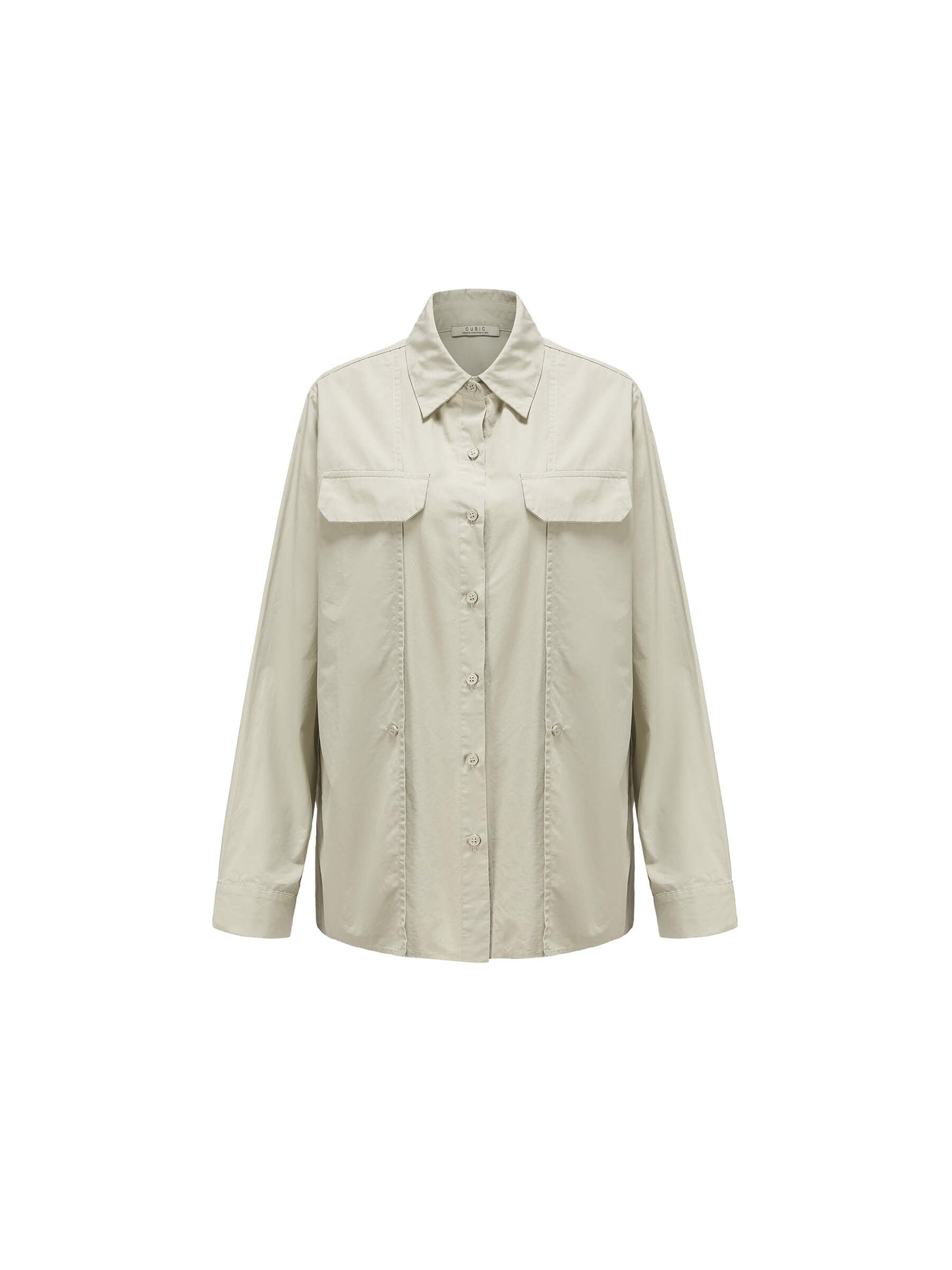 Faux Pocket 100% Cotton Shirt