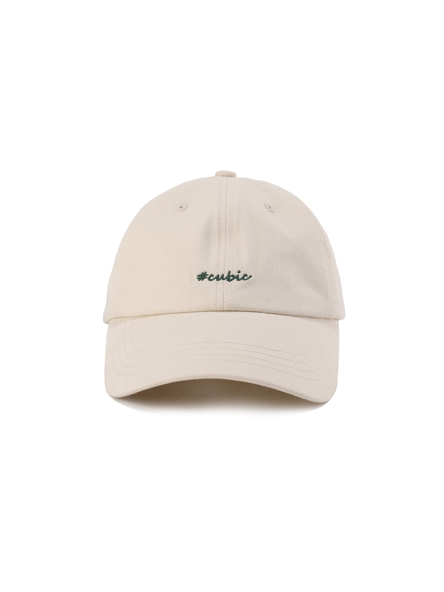 CUBIC Embroidered Solid Color Baseball Cap