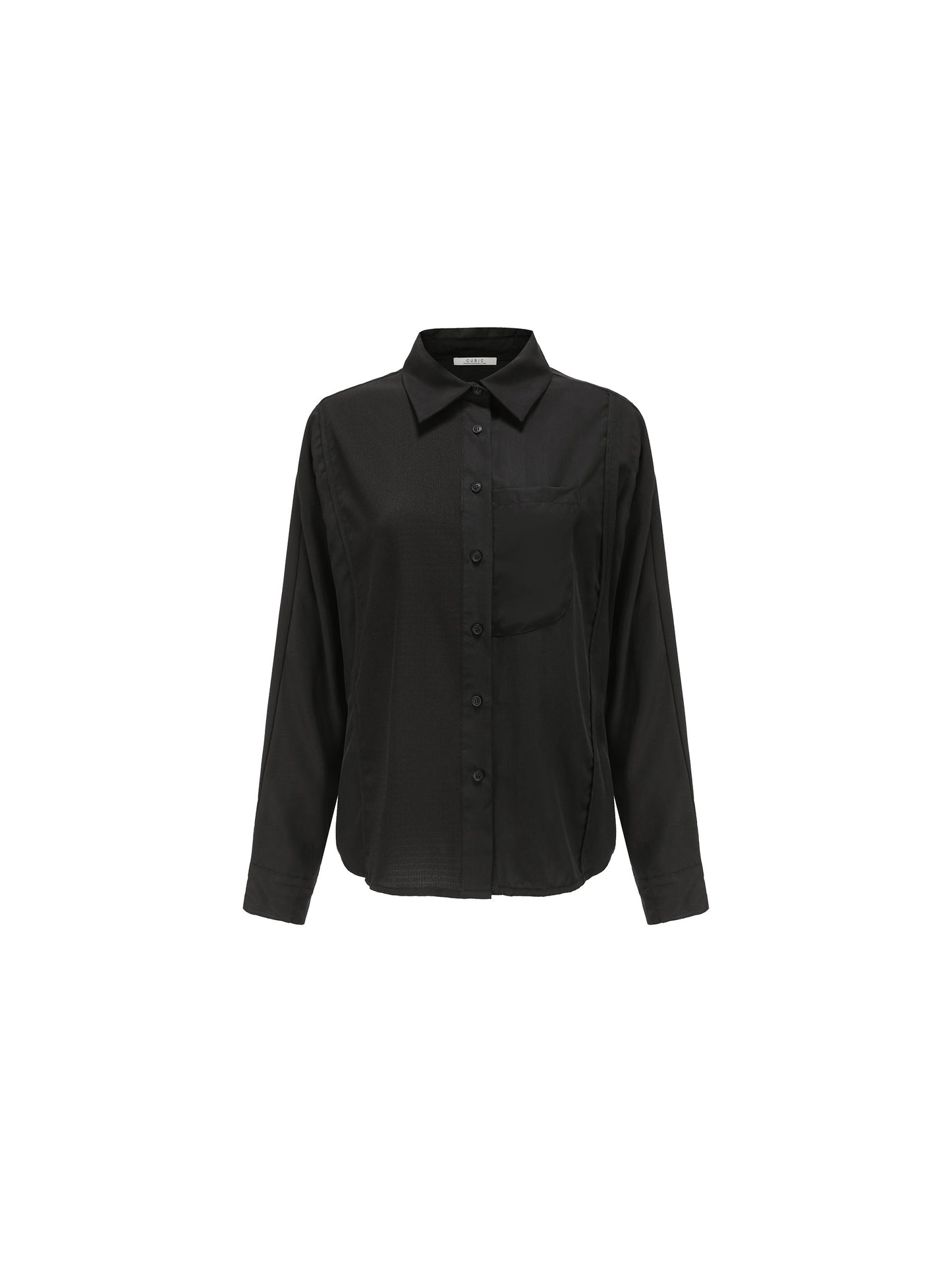 Asymmetric Panelled Shirt