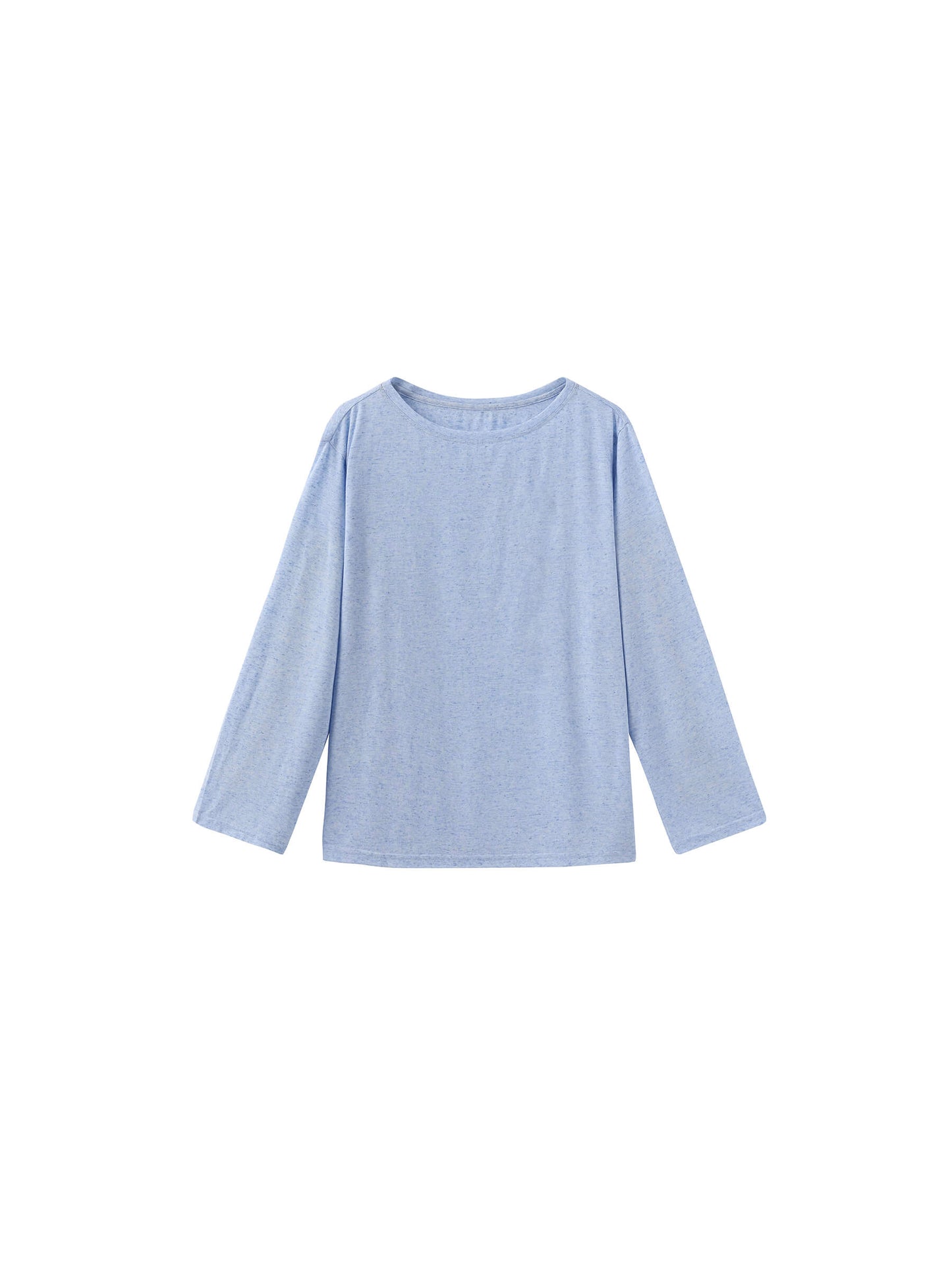 Loose Crew Neck Long Sleeve Knit Top