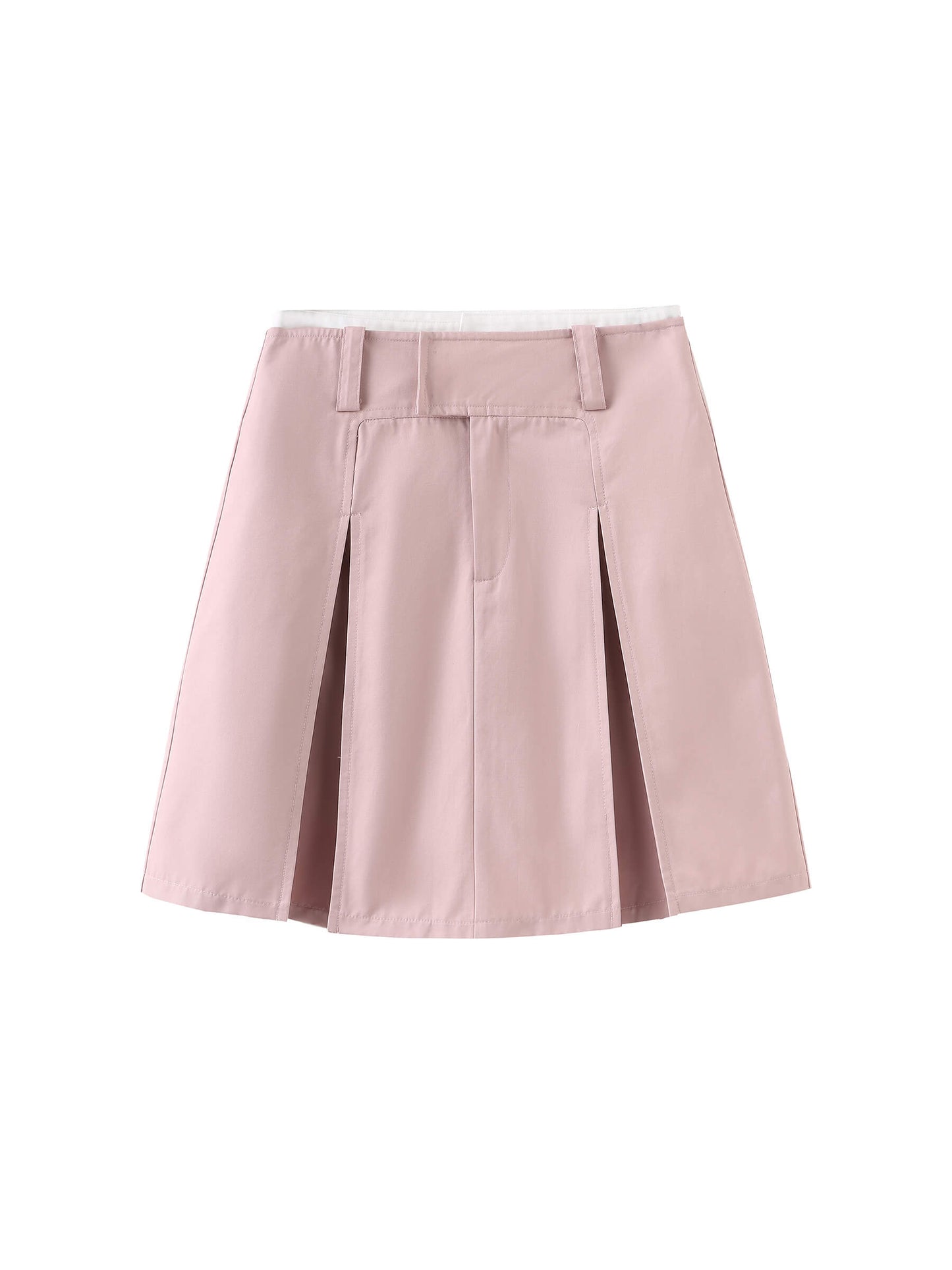 Pleated Short Skirt