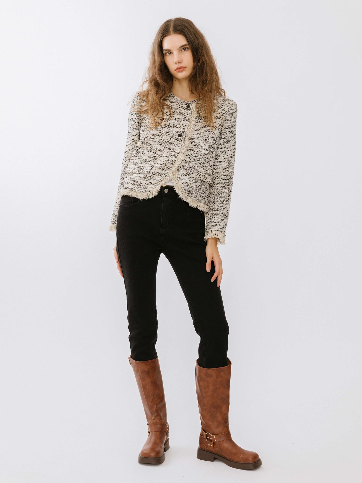 High Waist Skinny Fit Jeans