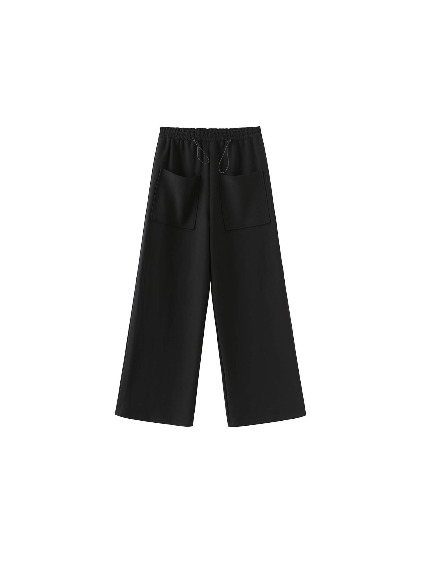 Double Drawstring Wide Leg Trousers
