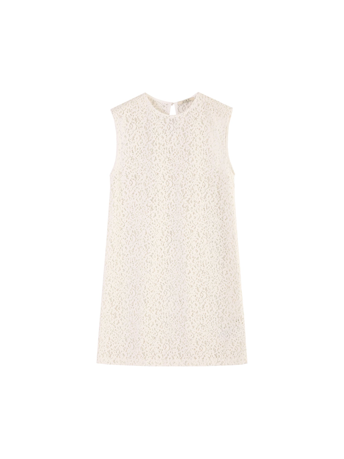 Round Neck Sleeveless A-line Dress
