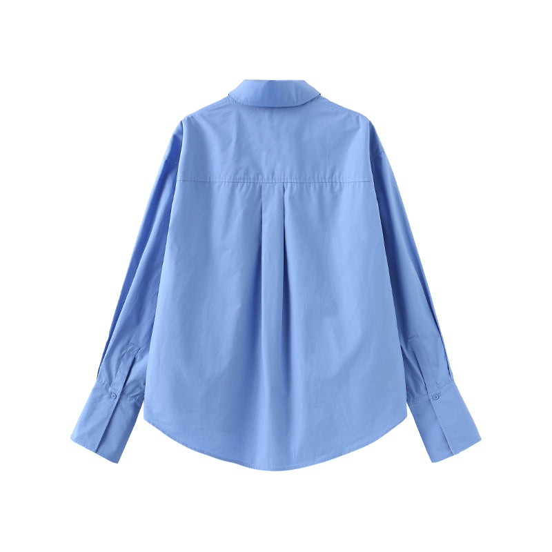 Classic Shirt with Turn-Up Cuffs