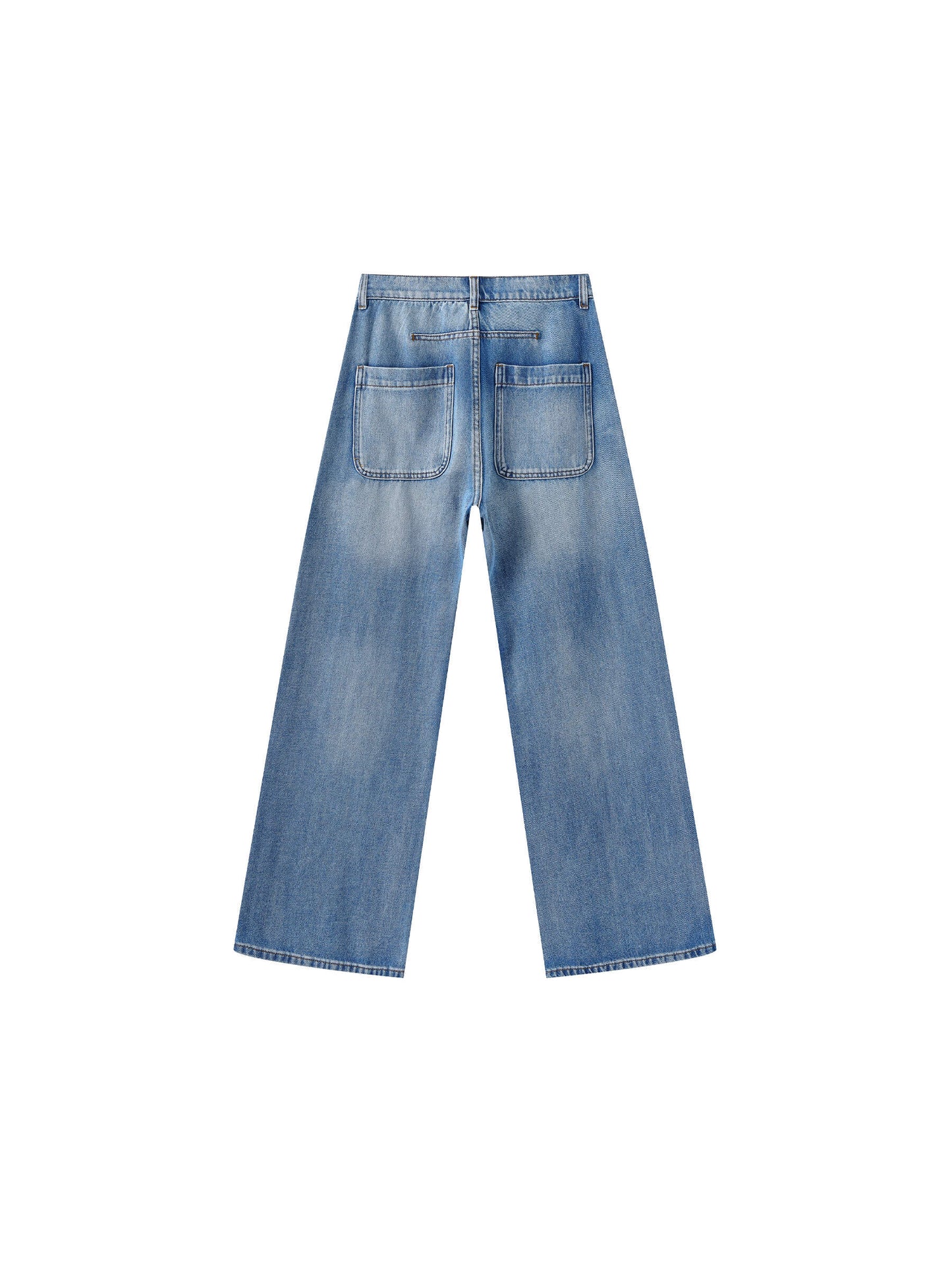 High Waisted Washed Out Boyfriend Jeans