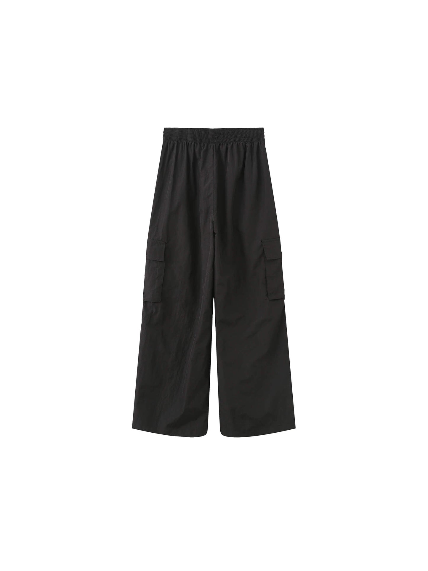 Elasticated Wide Leg Cargo Trousers
